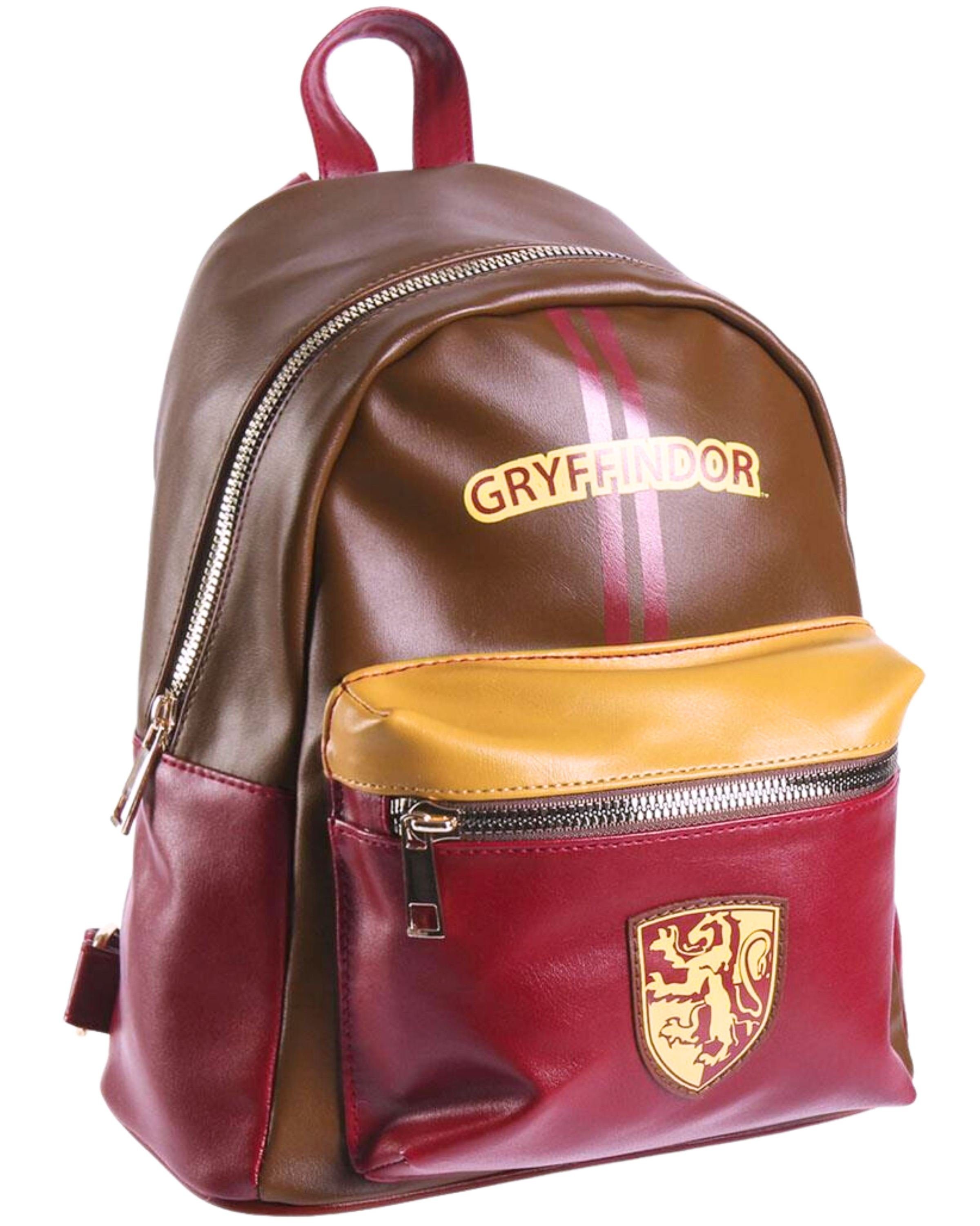 Harry Potter Freizeitrucksack Gryffindor, Freizeitrucksack 27 cm Lederoptik