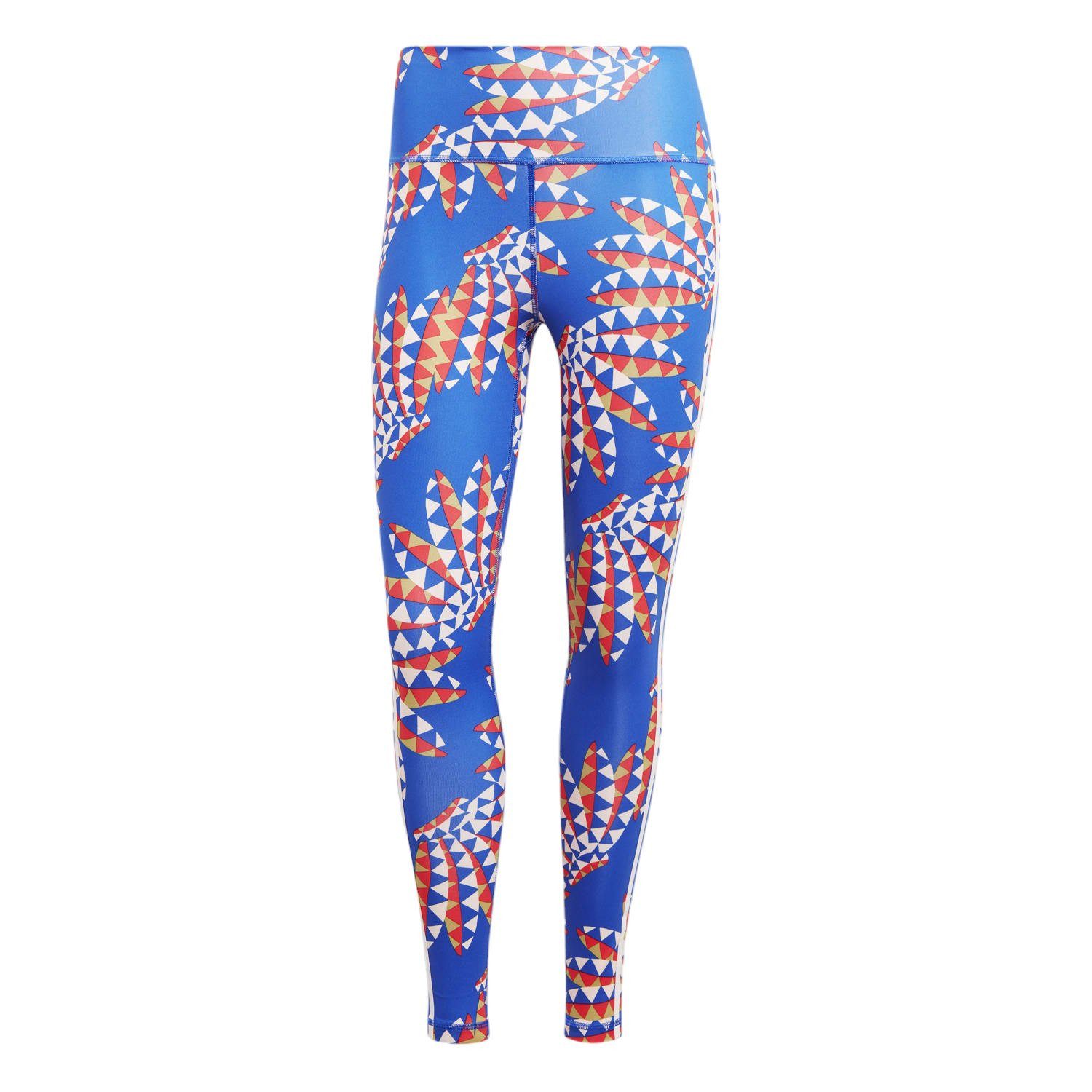 adidas Performance Леггинсы Farm Rio 7/8 Tight blau/orange Damen