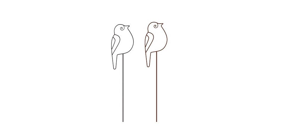 Trend Line Gartenstecker TrendLine Gartenstecker Metall Vogel sortiert 115