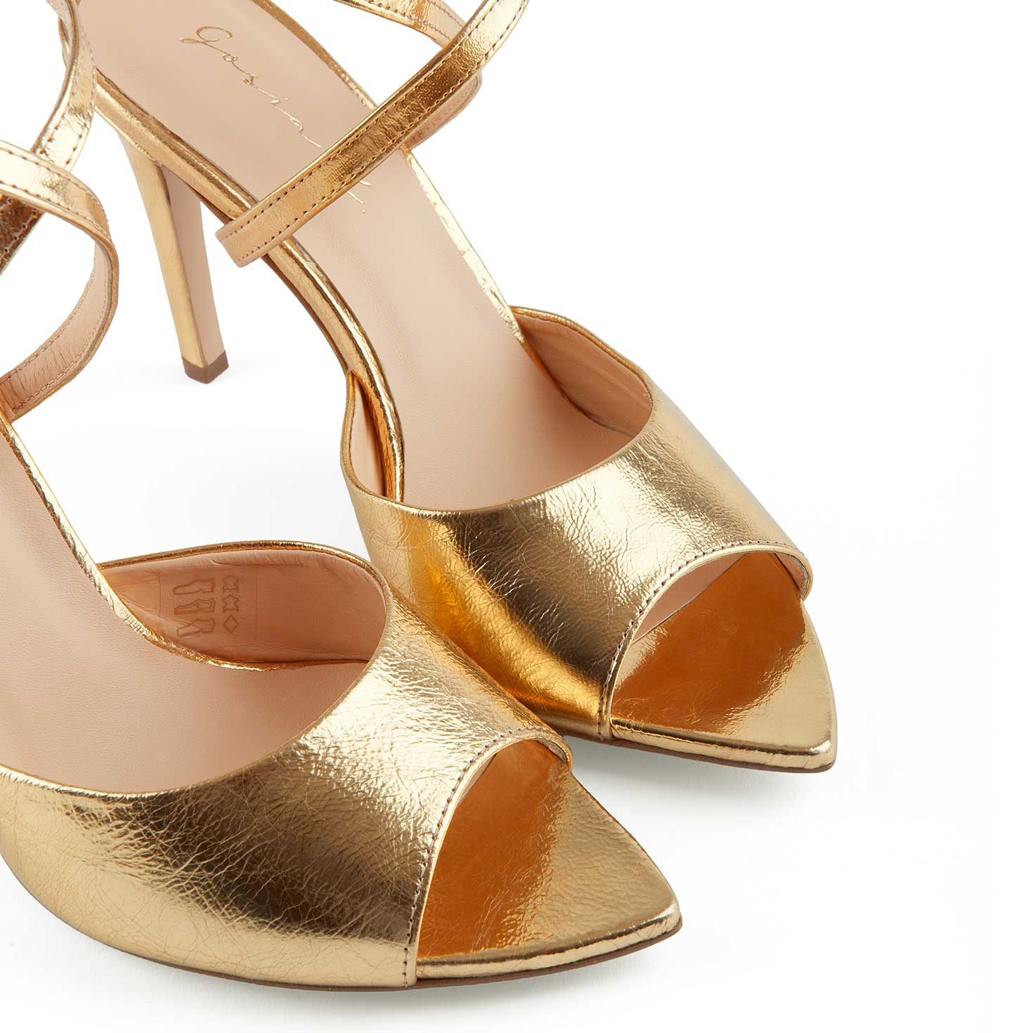 GosiaK. "Tegan" High-Heel-Sandalette Echtleder, Produziert in Europa