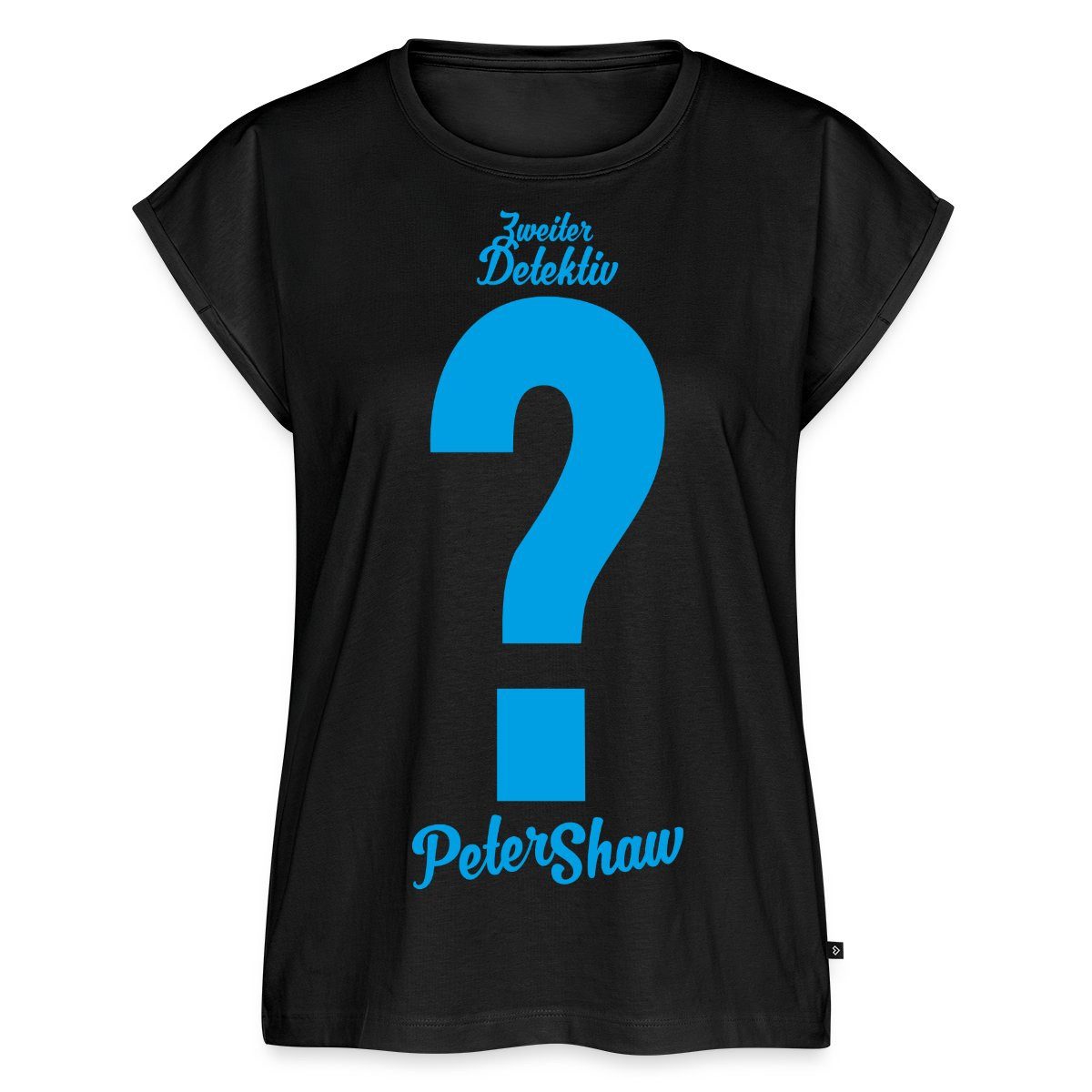 T-Shirt Die Drei Fragezeichen Peter Shaw Kostüm Karneval Frauen Casual T-Shirt