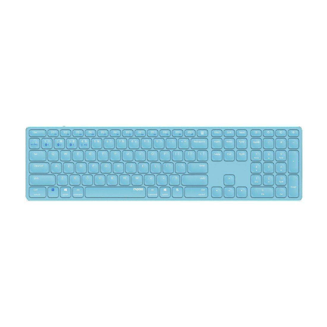 Rapoo E9800M kabellose Tastatur, Bluetooth, 2.4 GHz Wireless-Tastatur