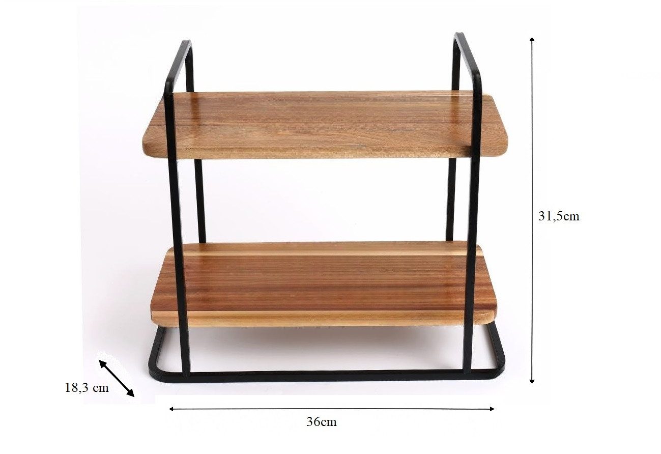 Cheffinger Etagere Serviertablett Servierregal Etagere Buffet Servierbrett Cheffinger