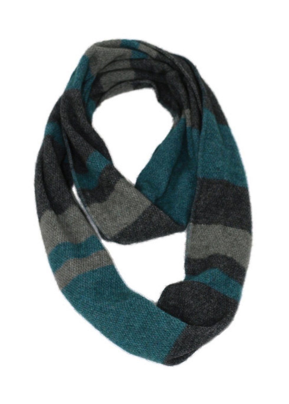 Koru Knitwear Strickschal Possum Merino Farbblockschal Loop aus der Possumhaarfaser, Feinschrickschal