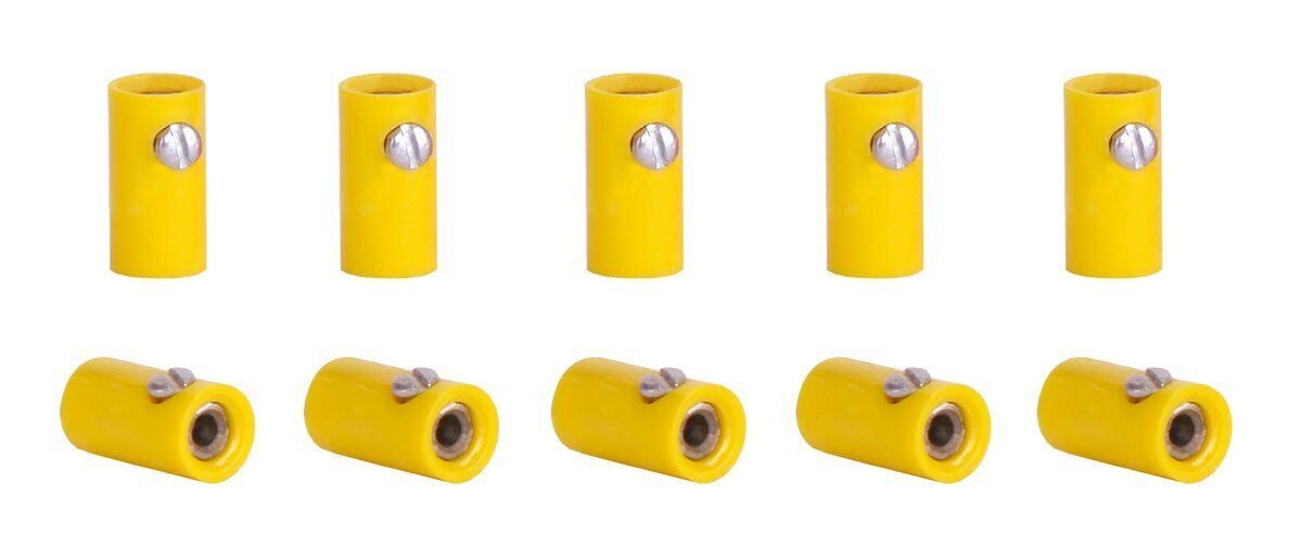 Viessmann Modelleisenbahn-Stecker Viessmann 6879 Muffen gelb, 10 Stück