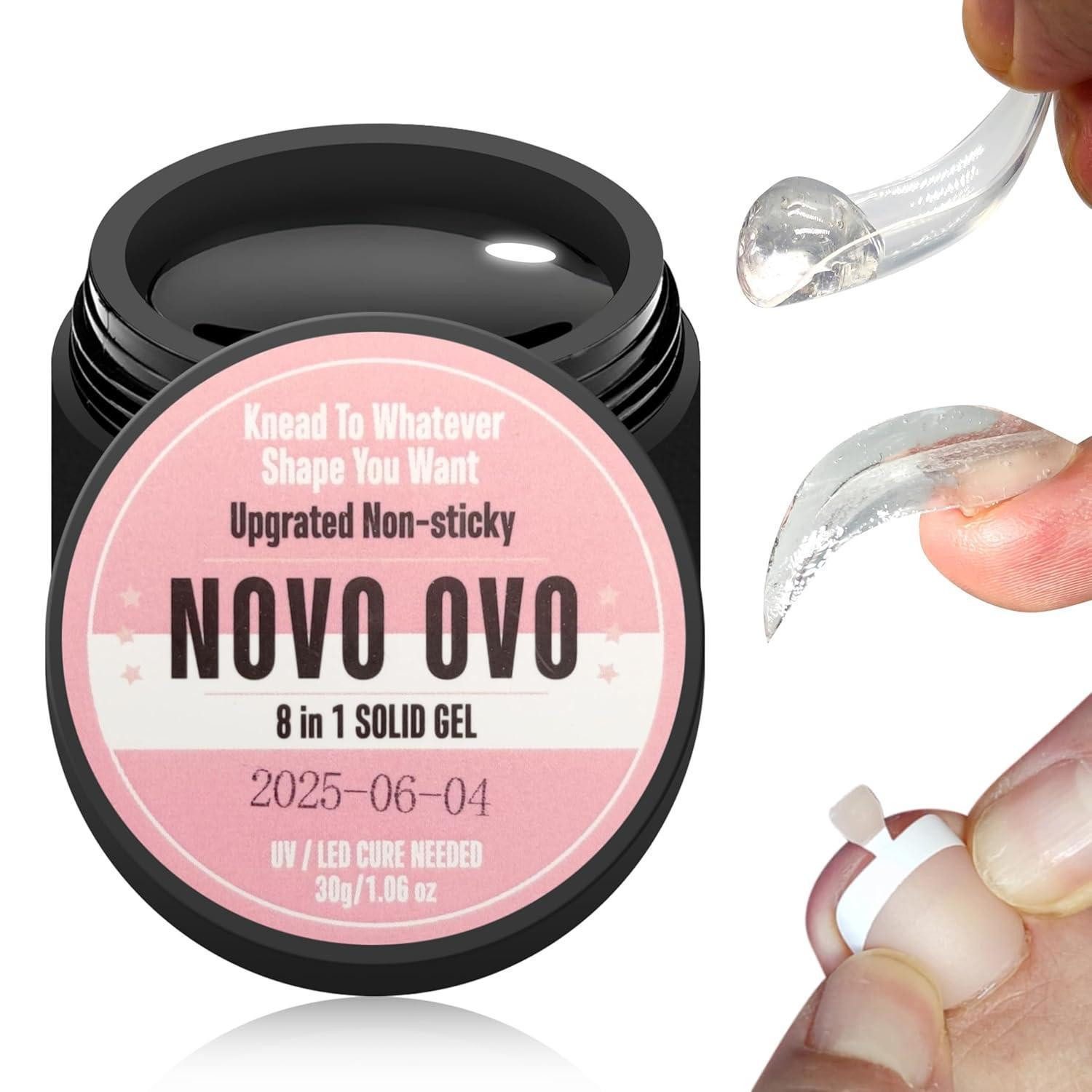 LuxusKollektion Nageldesign Zubehör Nagelkleber UV Falsche Nägel Acryl 3D 30g Solid Nail Gel EU