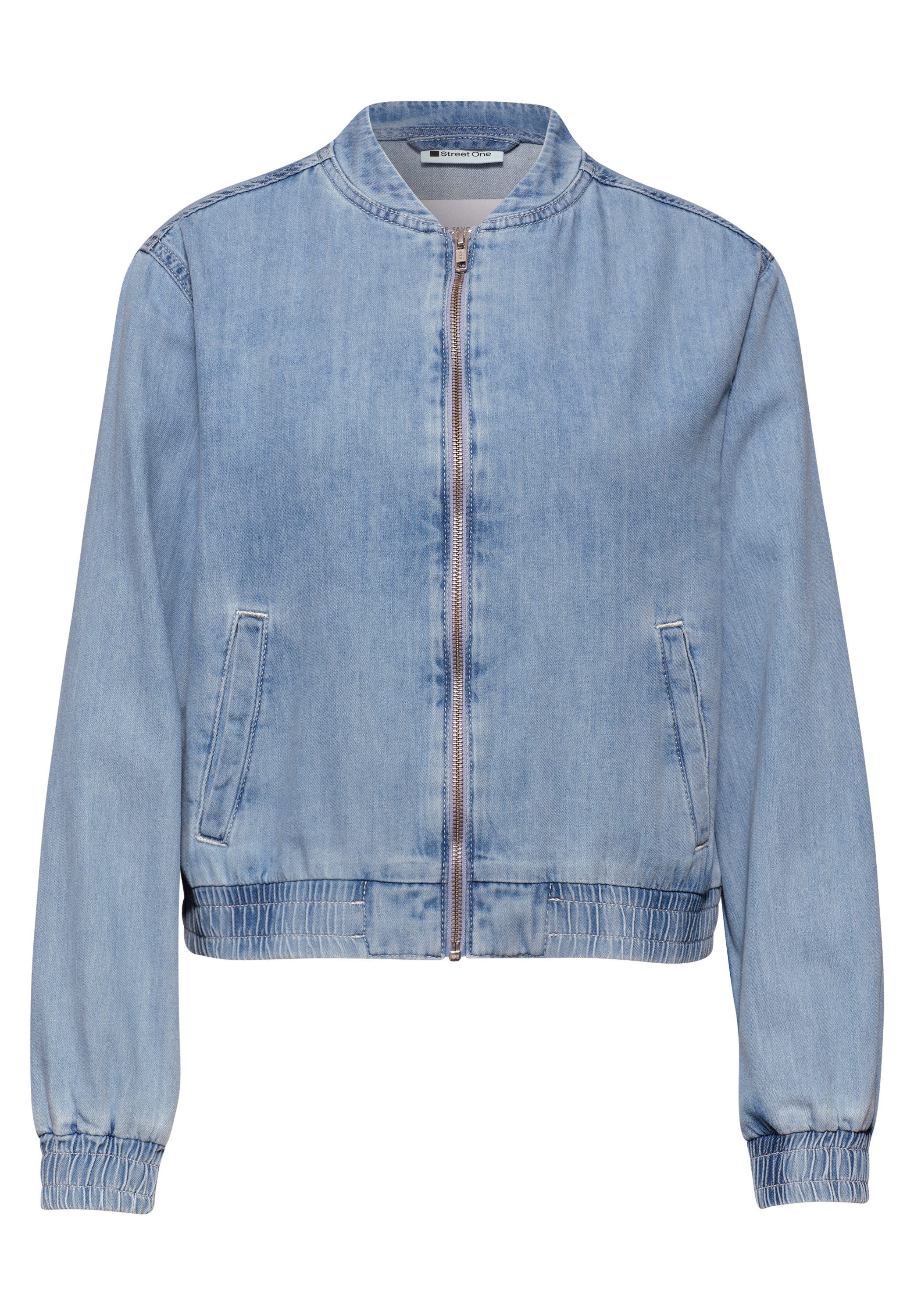 STREET ONE Blouson im Denim-Look mit Taschen günstig online kaufen