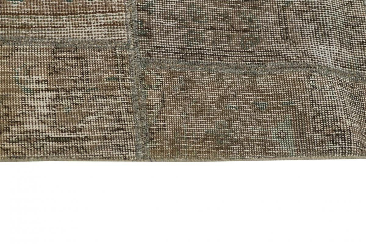 5 mm Orientteppich 142x200 Nain Trading, rechteckig, Höhe: Orientteppich, Moderner Patchwork Handgeknüpfter