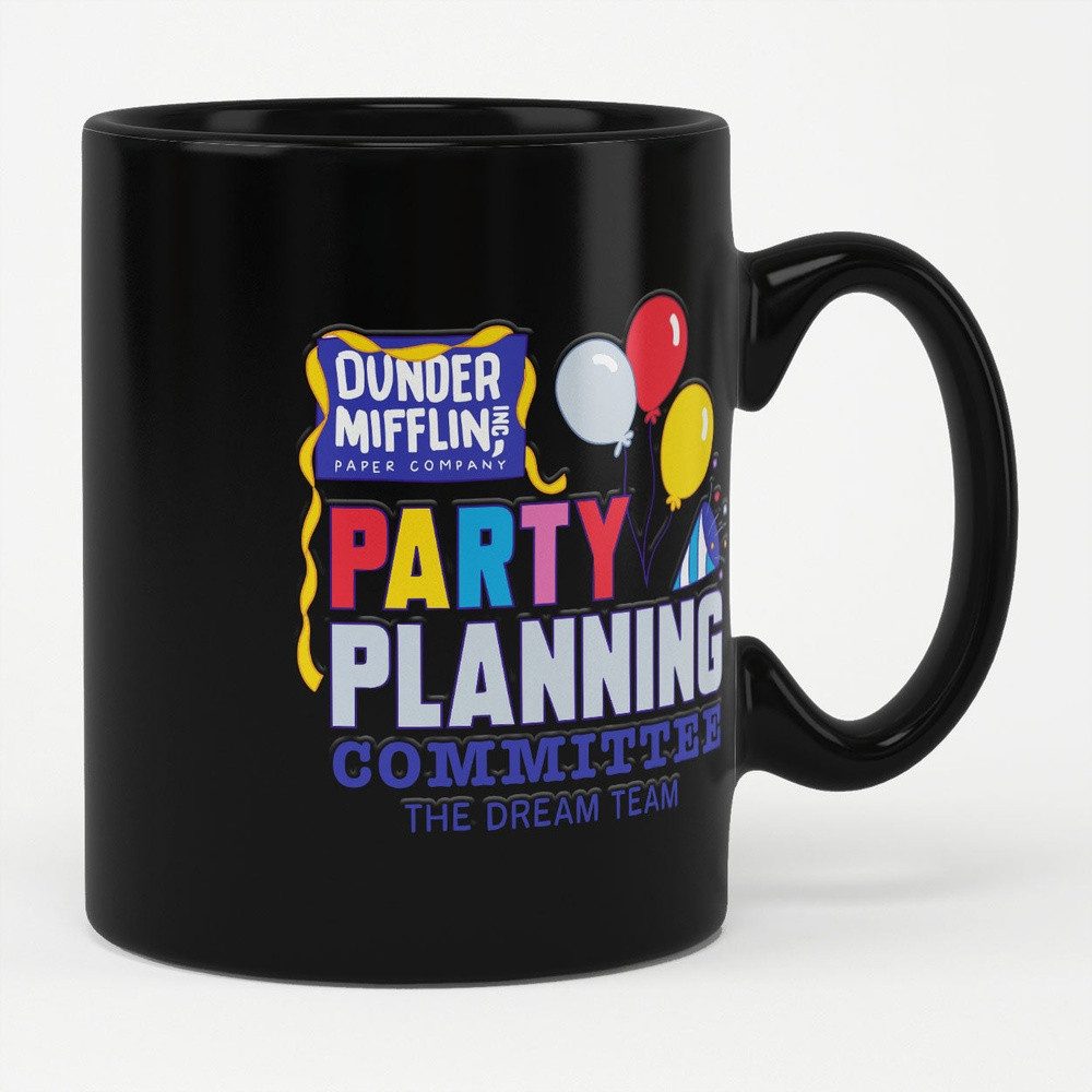 The Office Becher Dunder Mifflin Party Planning Committee Mug