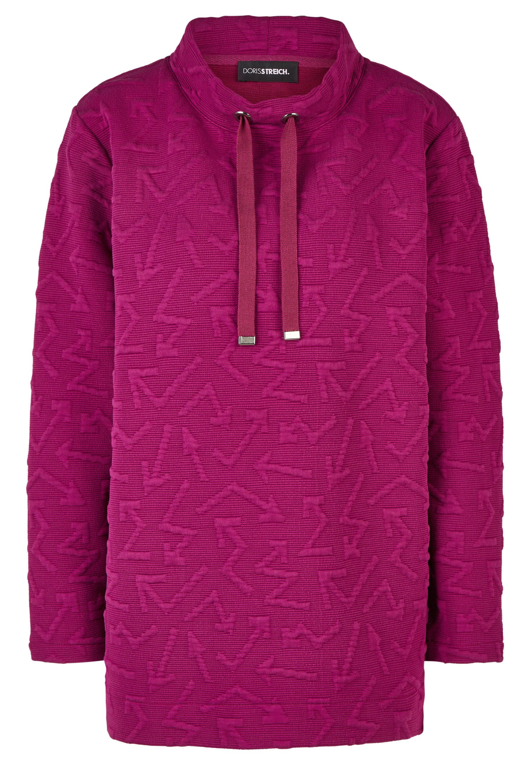 Doris Streich Sweatshirt mit Grafik-Jacquard