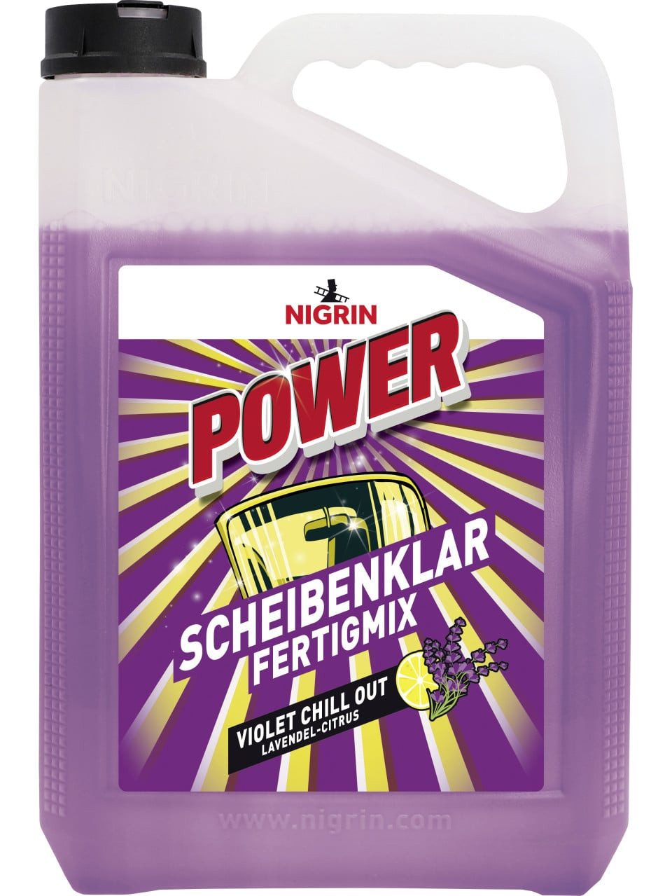 NIGRIN Nigrin Scheibenklar Power Violet Lavendel-Citrus Scheibenreiniger