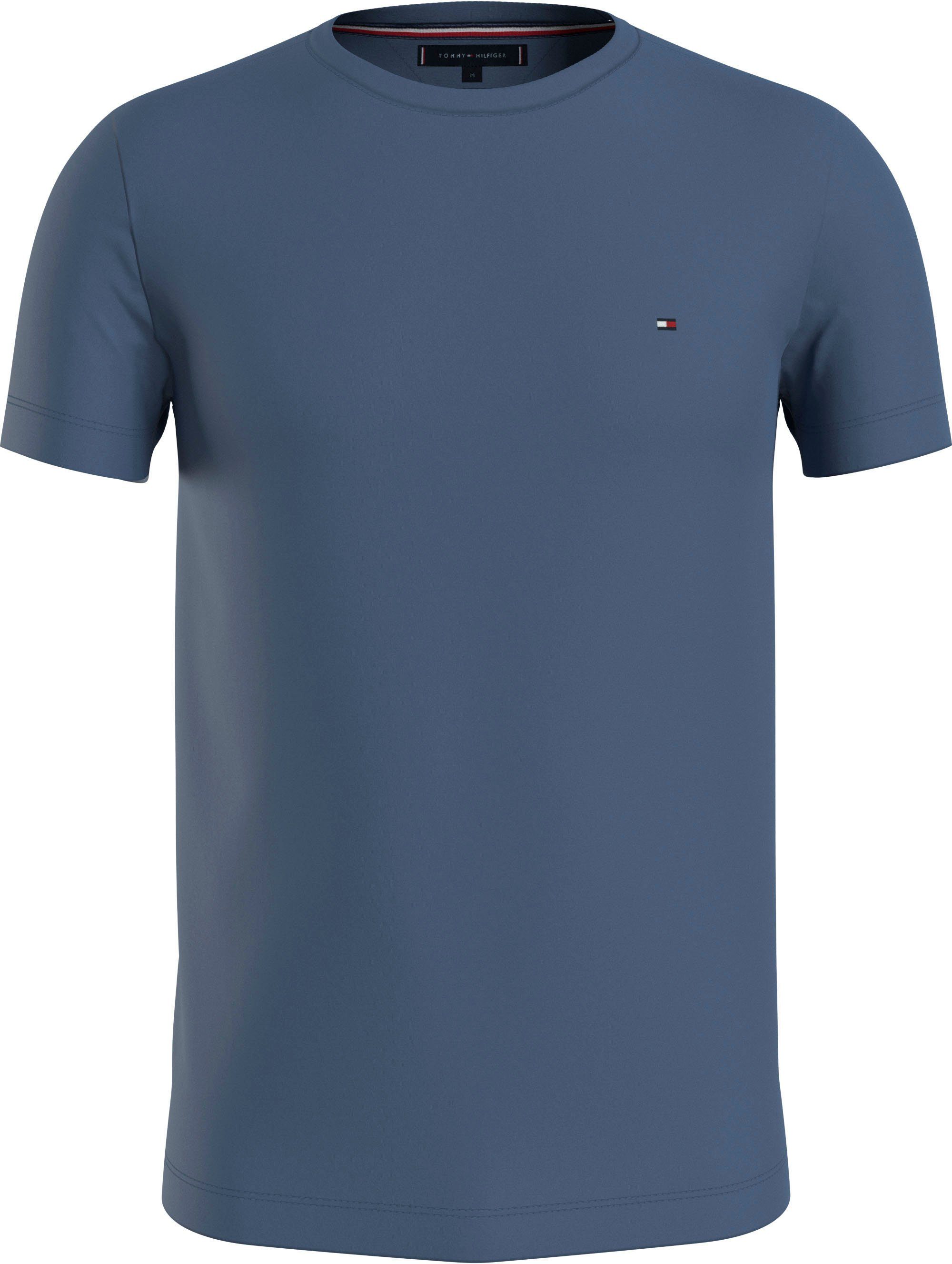Tommy TEE-B Tall FIT Coast BT-STRETCH Blue Hilfiger T-Shirt & SLIM Big