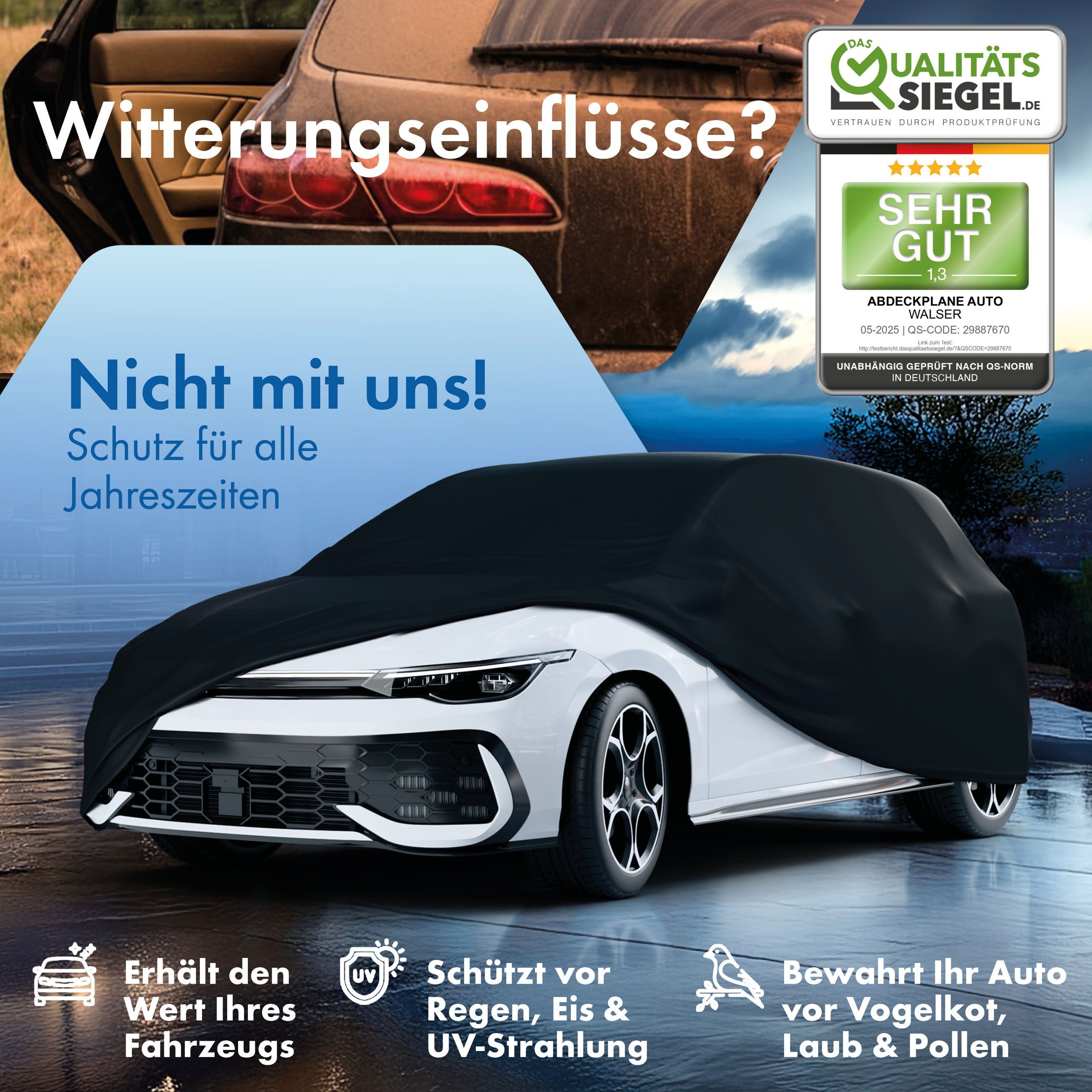 WALSER Autoplane All Weather Basic L (1-St., 1 Stück)