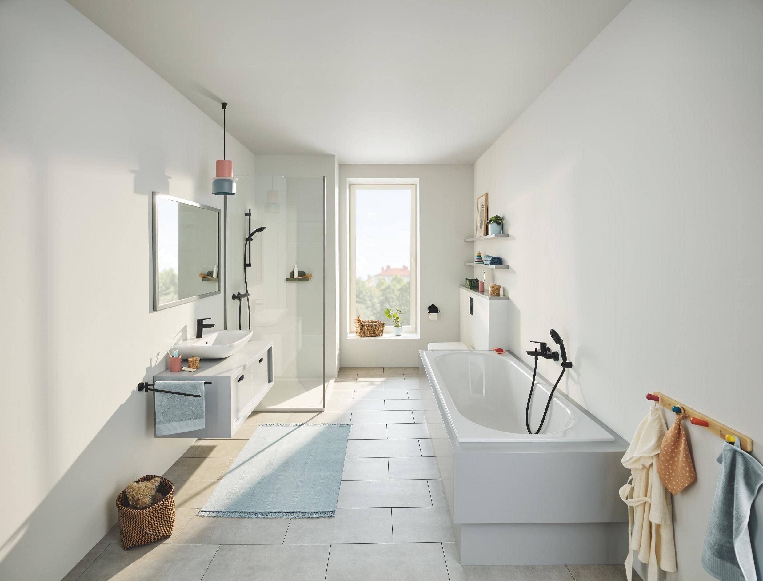 Grohe WC-Garnitur Start, Set 3 in 1 - Mattschwarz