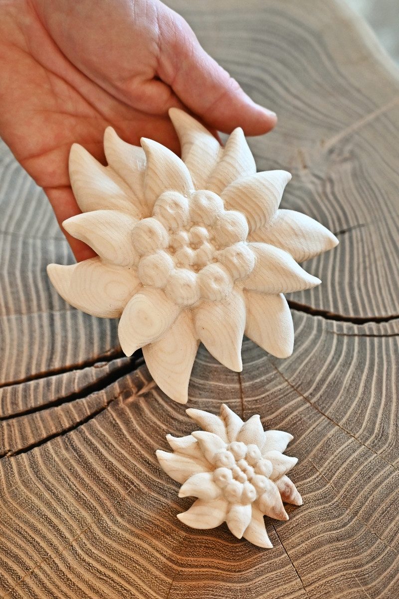 Demi Art Zirbenkissen Duftträger - EDELWEIßBLÜTE - zirbenholz