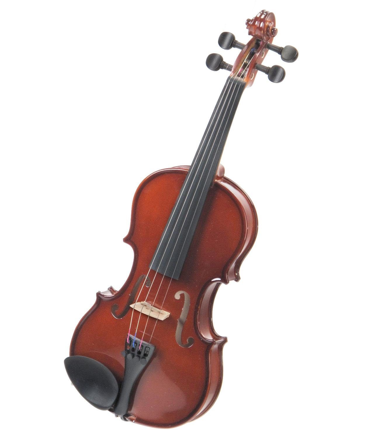 Classic Cantabile Violine Student Violinenset 1/8, Student-Set, Inkl. Etui, Bogen und Kolofonium, Aus massivem Fichtenholz geschnitzte Decke