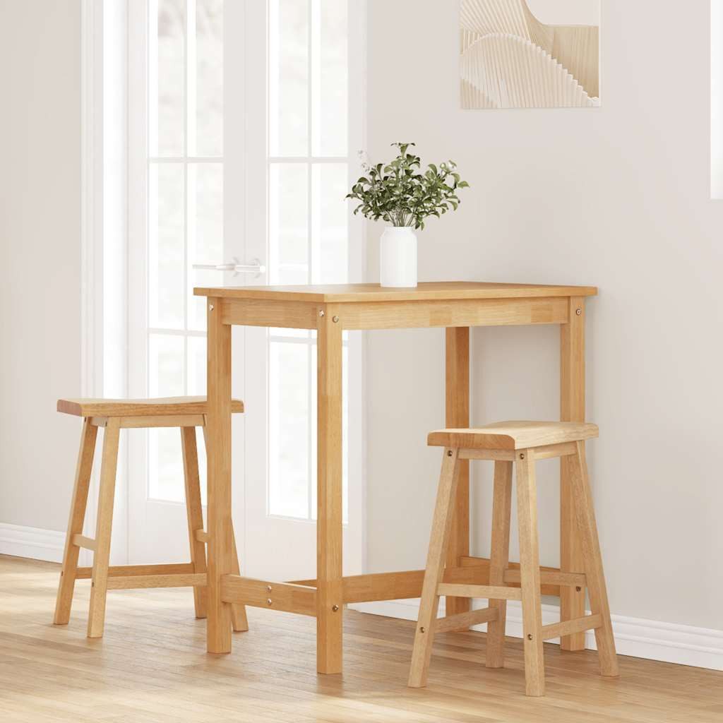 vidaXL Barhocker Barhocker 2 Stk. Natur günstig online kaufen