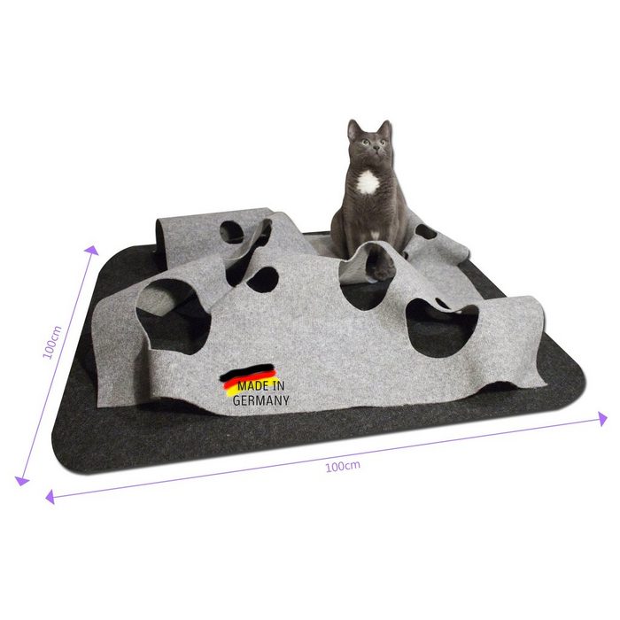 CAT MOUNTAiN ... Deine Katze wird es lieben Tier-Intelligenzspielzeug Katzenspielzeug Katzenteppich Kratzmatte intelligentes Spielen