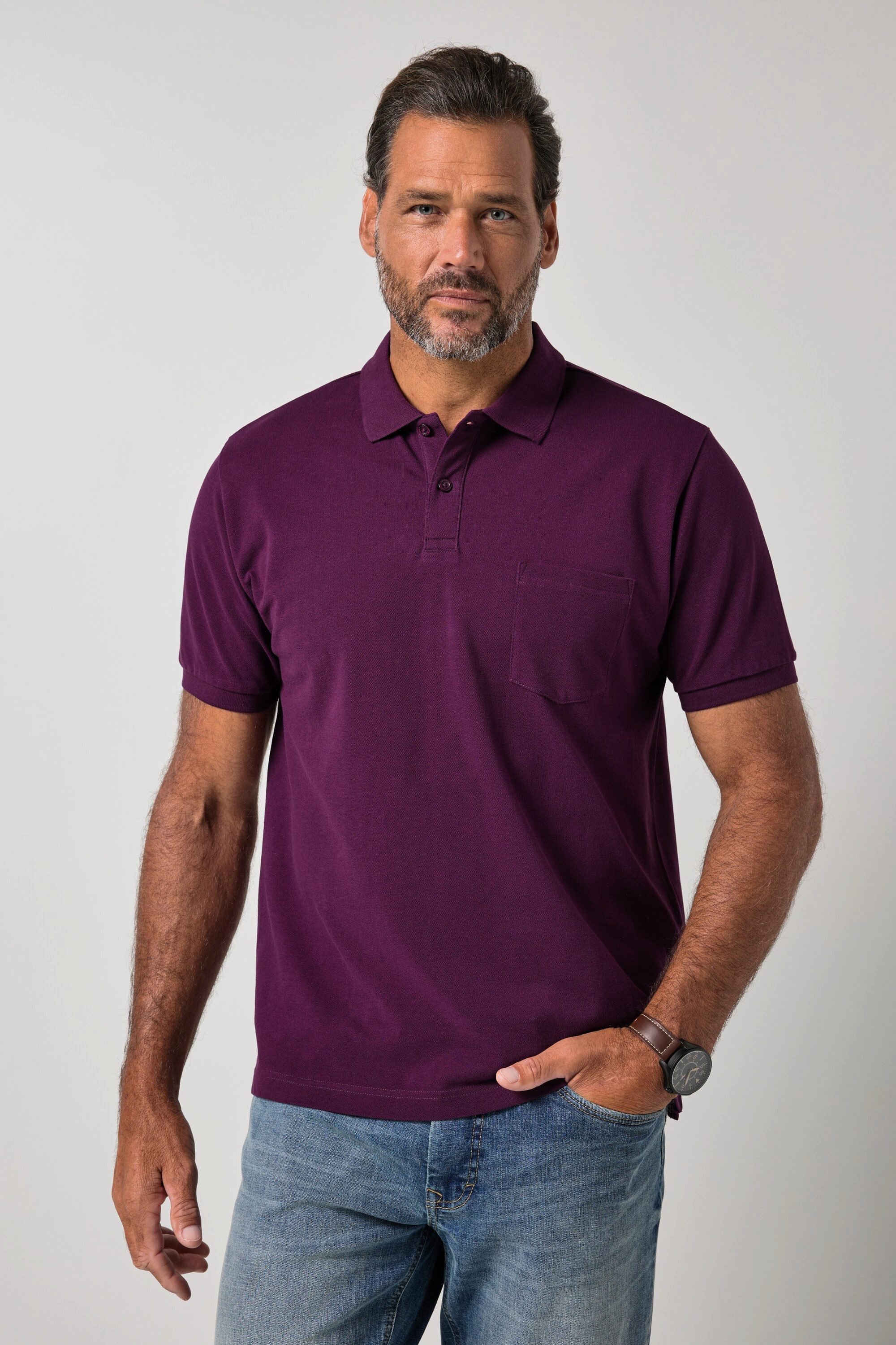 Poloshirt Poloshirt Halbarm Piqué bis 8 XL