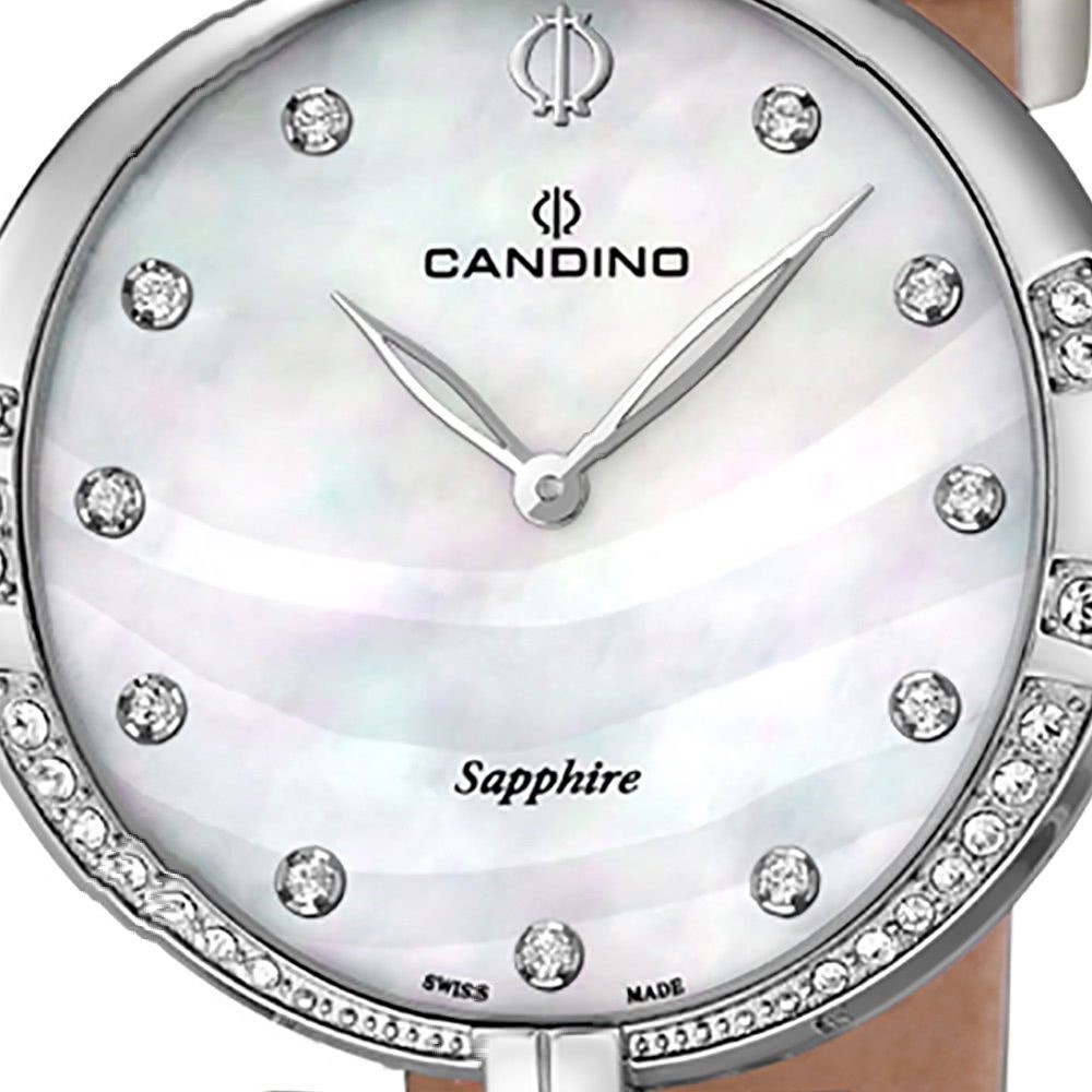Candino Quarzuhr »UC4601/1 Candino Damenuhr Elegance C4601/1«,  (Armbanduhr), Damen Armbanduhr rund, Edelstahlarmband creme online kaufen |  OTTO