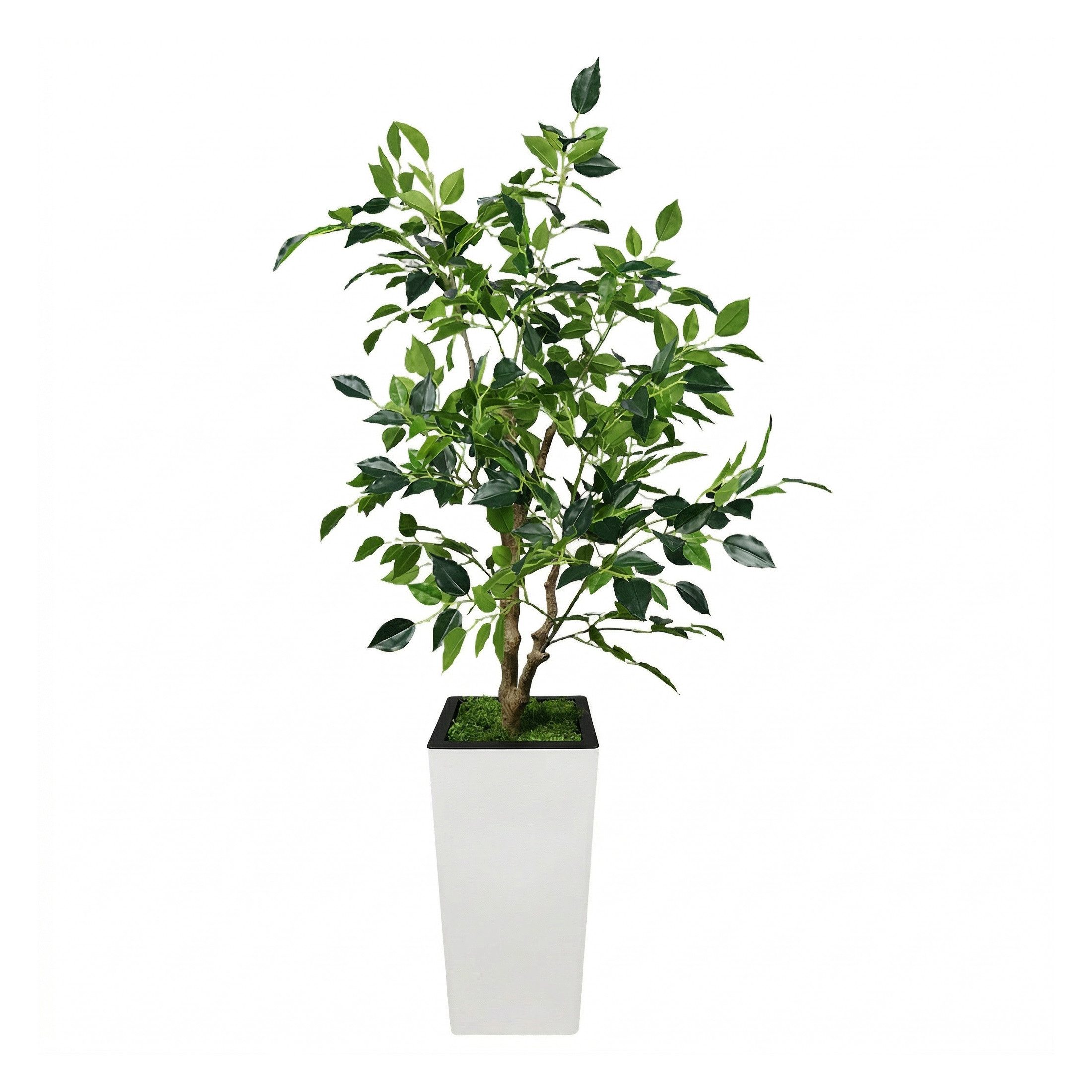 Kunstbaum Künstlicher Ficus Baum Moderne Faux Begrünung, GarveeMore, Höhe 150 cm