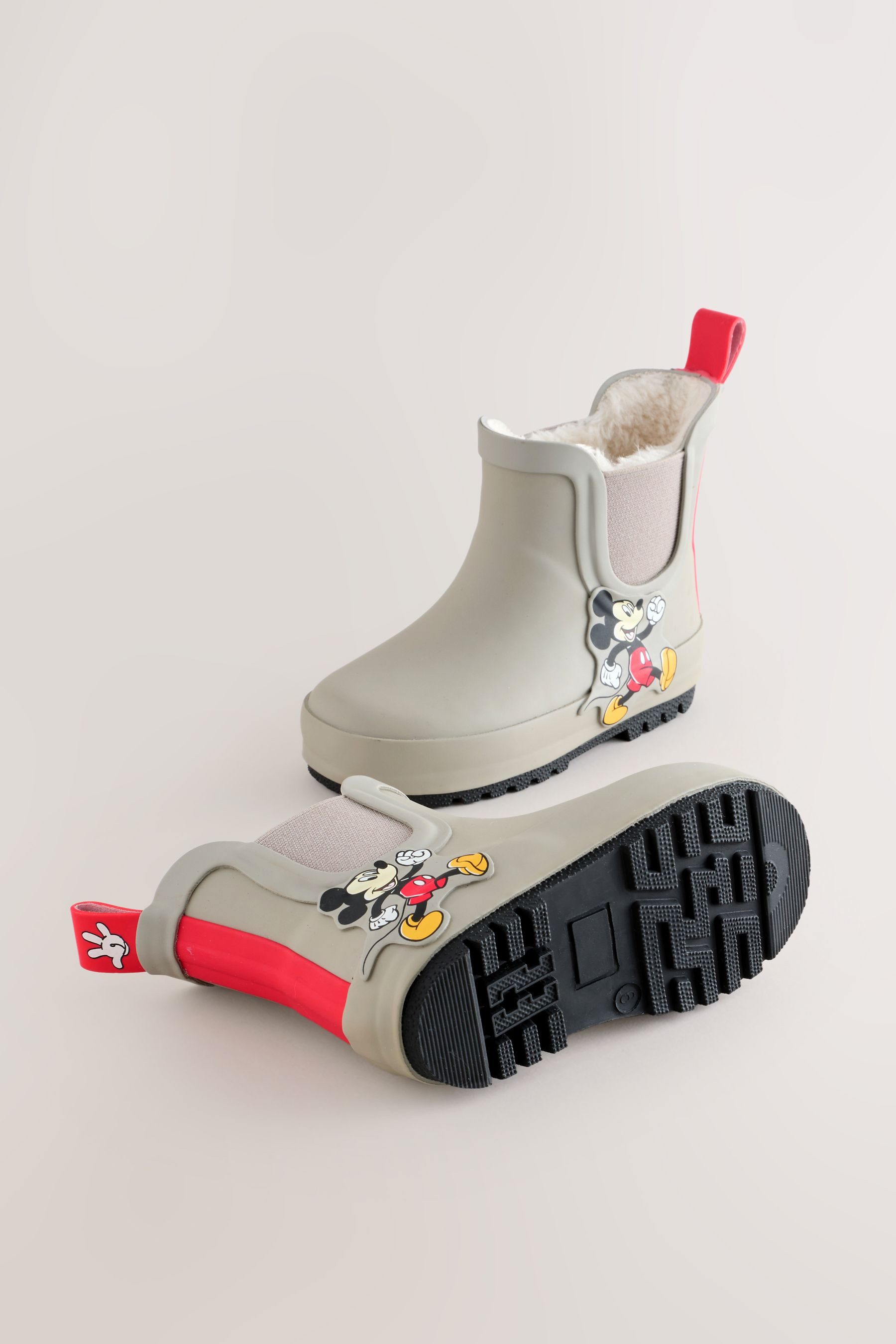 Next Gefütterte, knöchelhohe Gummistiefel, Mickey Mouse Gummistiefel (1-tlg)