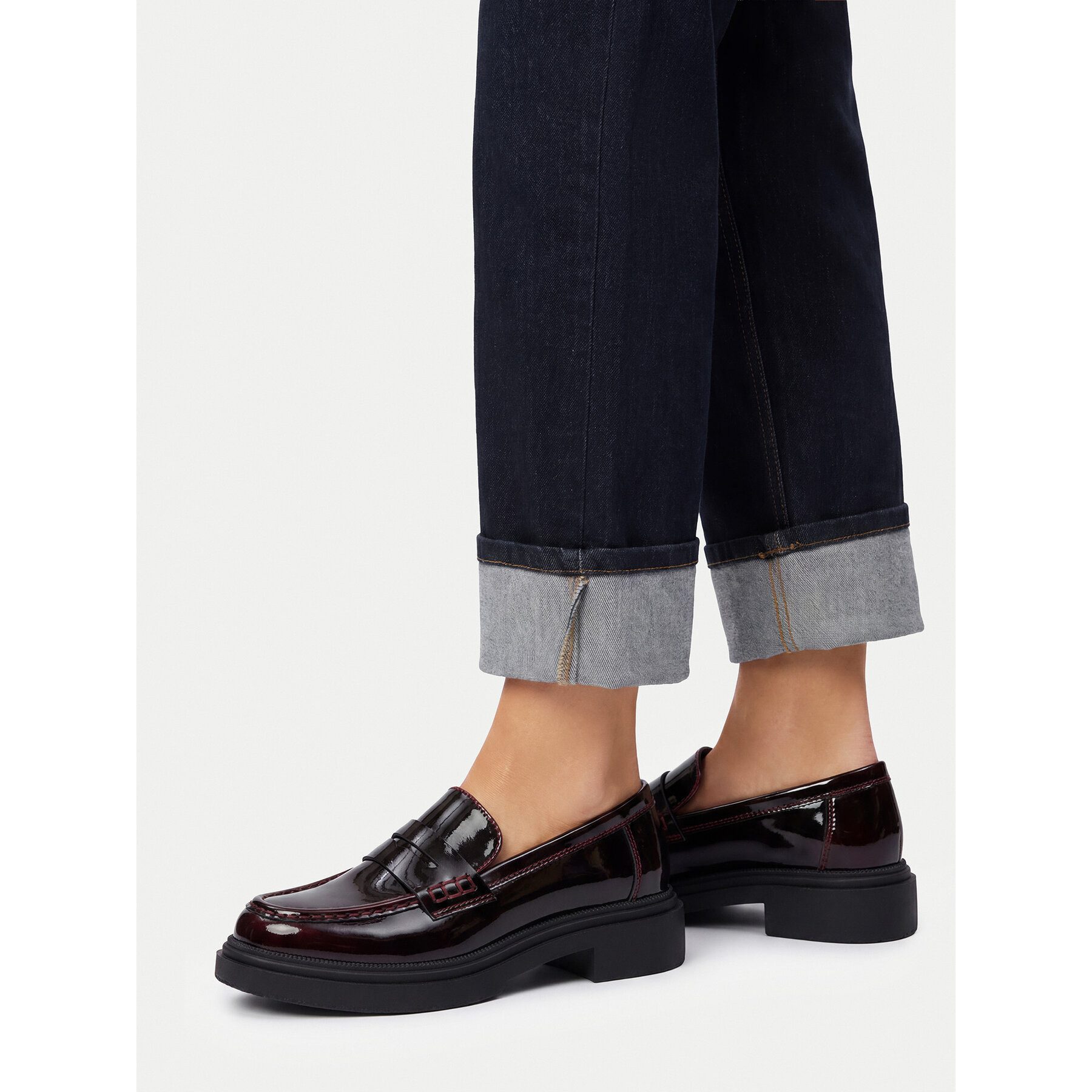 Jenny Jenny Damen Loafer 5907964499008 Rotwein Schlupfboots