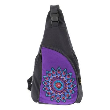 KUNST UND MAGIE Schultertasche Kunst&Magie Slingbag Hippie Bodybag Schultertasche Mandala Rucksack M