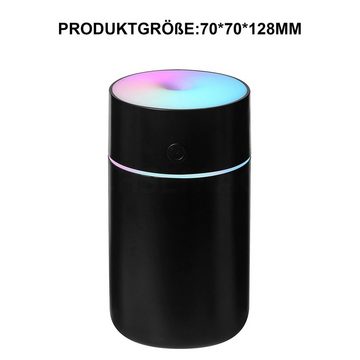 MAGICSHE Luftbefeuchter mit farbigem Kühler Mini USB-Luftbefeuchter wiederaufladbar, 0,23 l Wassertank