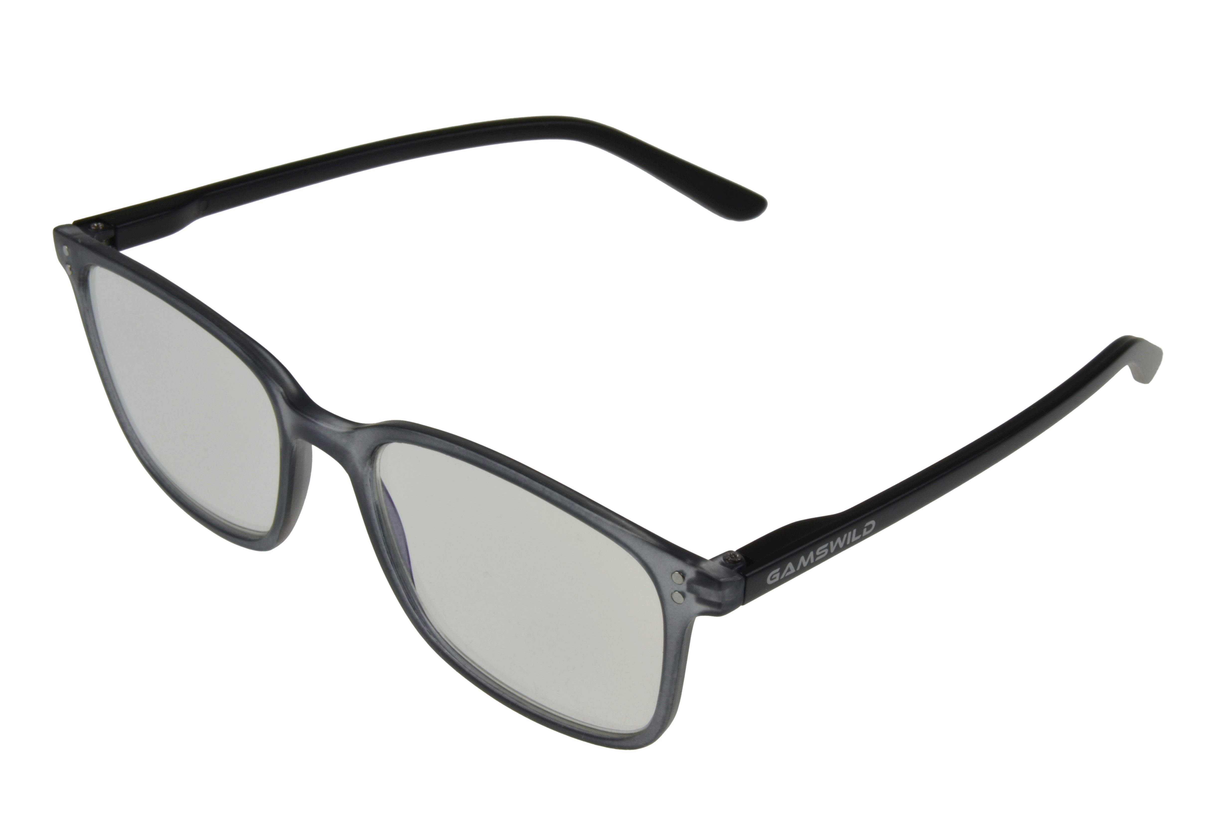 Gamswild Lesebrille Lesehilfe +1,0 /+1,5 /+2,0 /+2,5 dpt Unisex braun-grün, schwarz-grau, Lesebrille