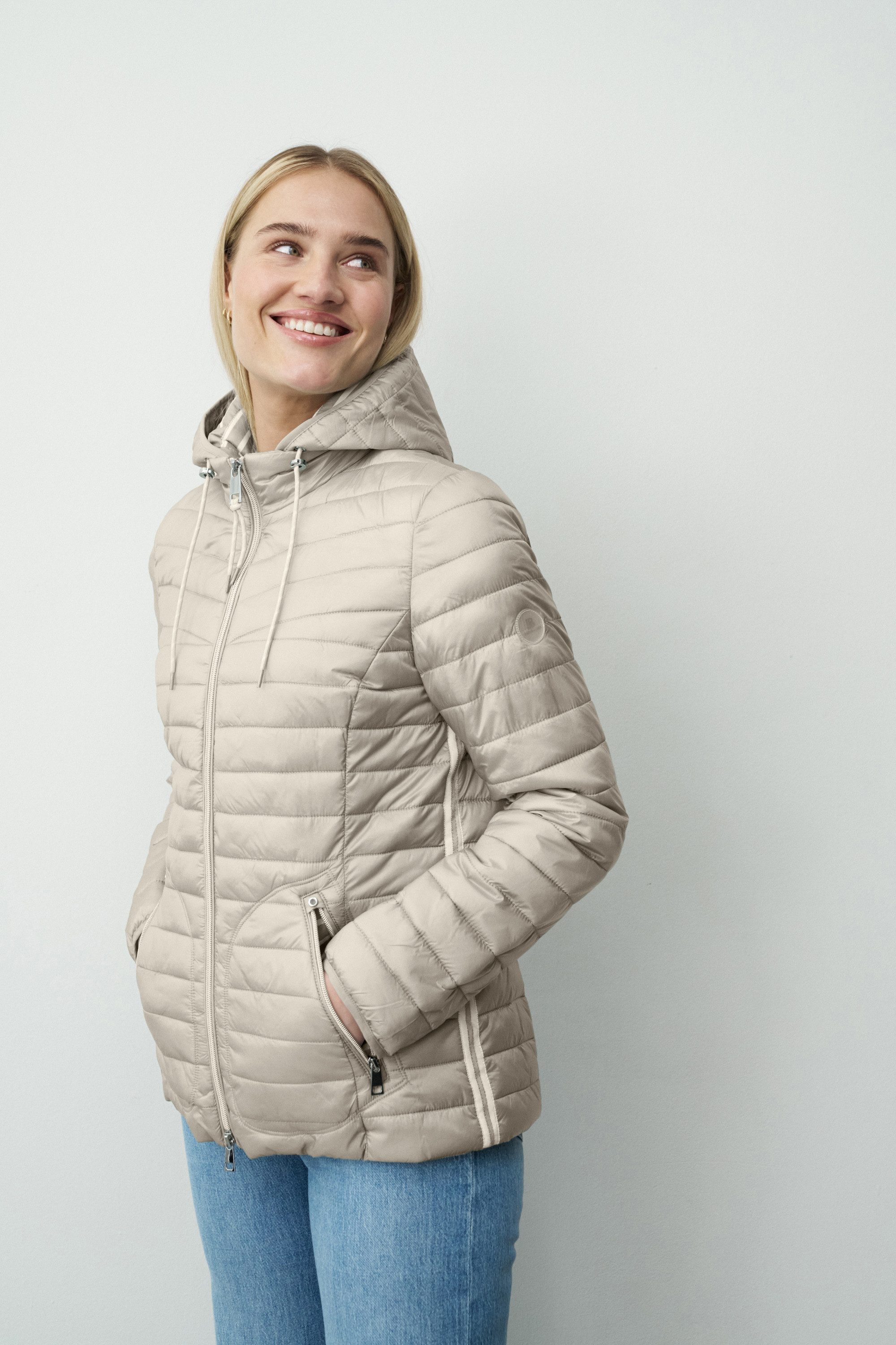 Barbara Lebek Steppjacke leichte Übergangsjacke oder Frühlingsjacke mit abn günstig online kaufen