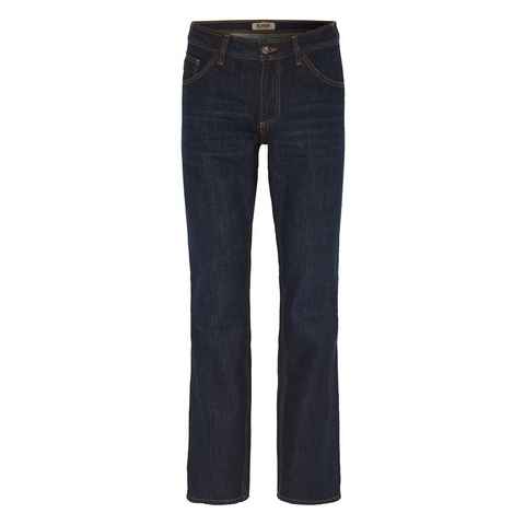 OKLAHOMA PREMIUM DENIM Straight-Jeans in dunkelblauer Waschung (1-tlg)