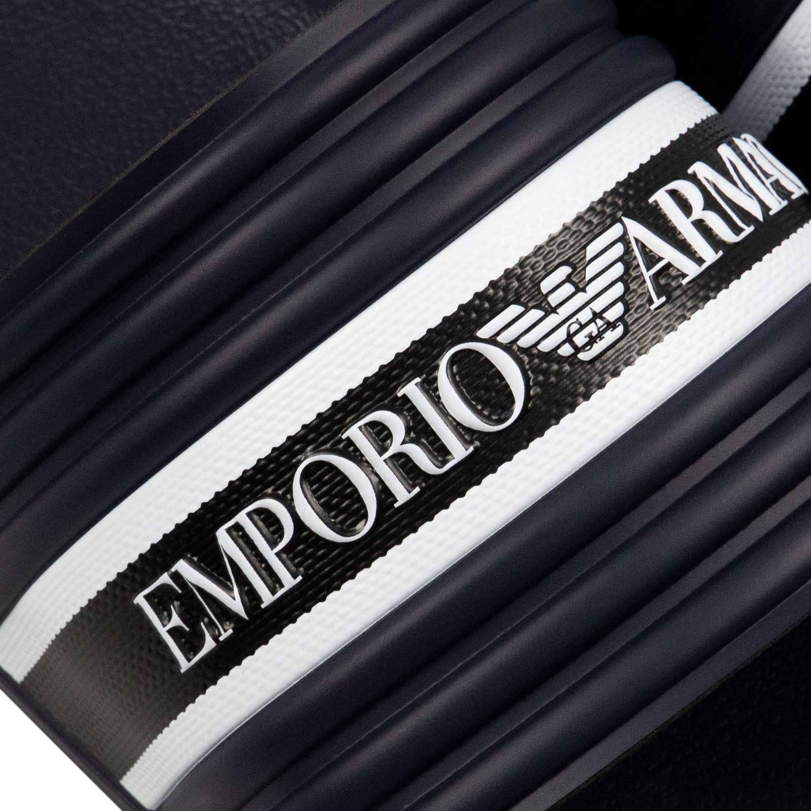 Emporio Armani Badeschuh Badepantolette mit Logoband