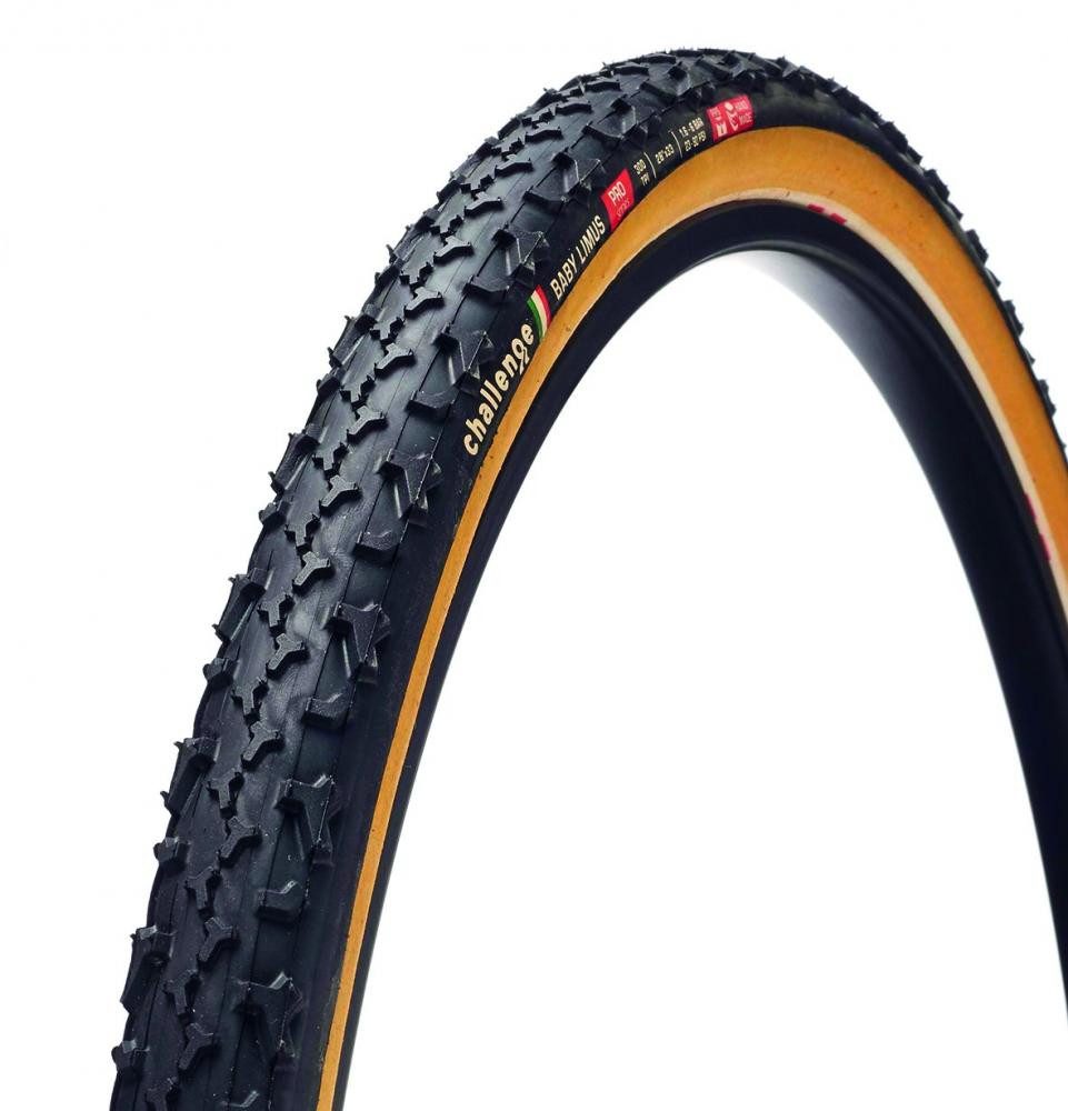 Challenge Fahrradreifen Challenge Baby Limus Pro Faltreifen 33-622 Schwarz/Braun - Handmade Cy