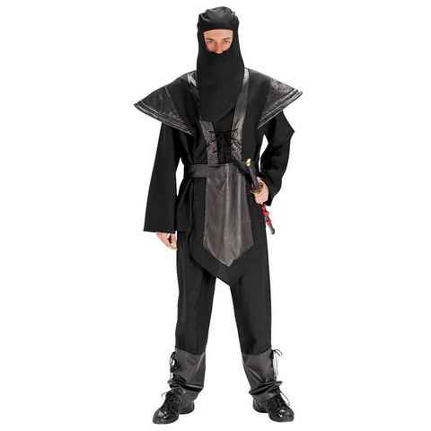 Metamorph Kostüm Schwarzer Ninja Kostüm, komplett in Schwarz
