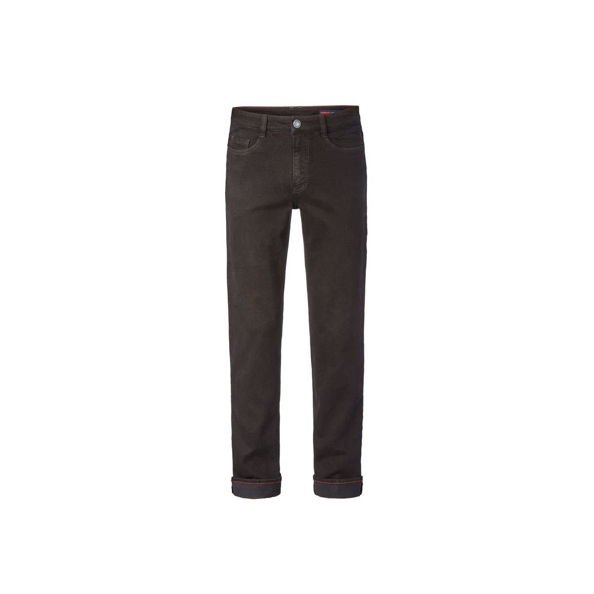 Ospig Straight-Jeans schwarz regular (1-tlg) fit