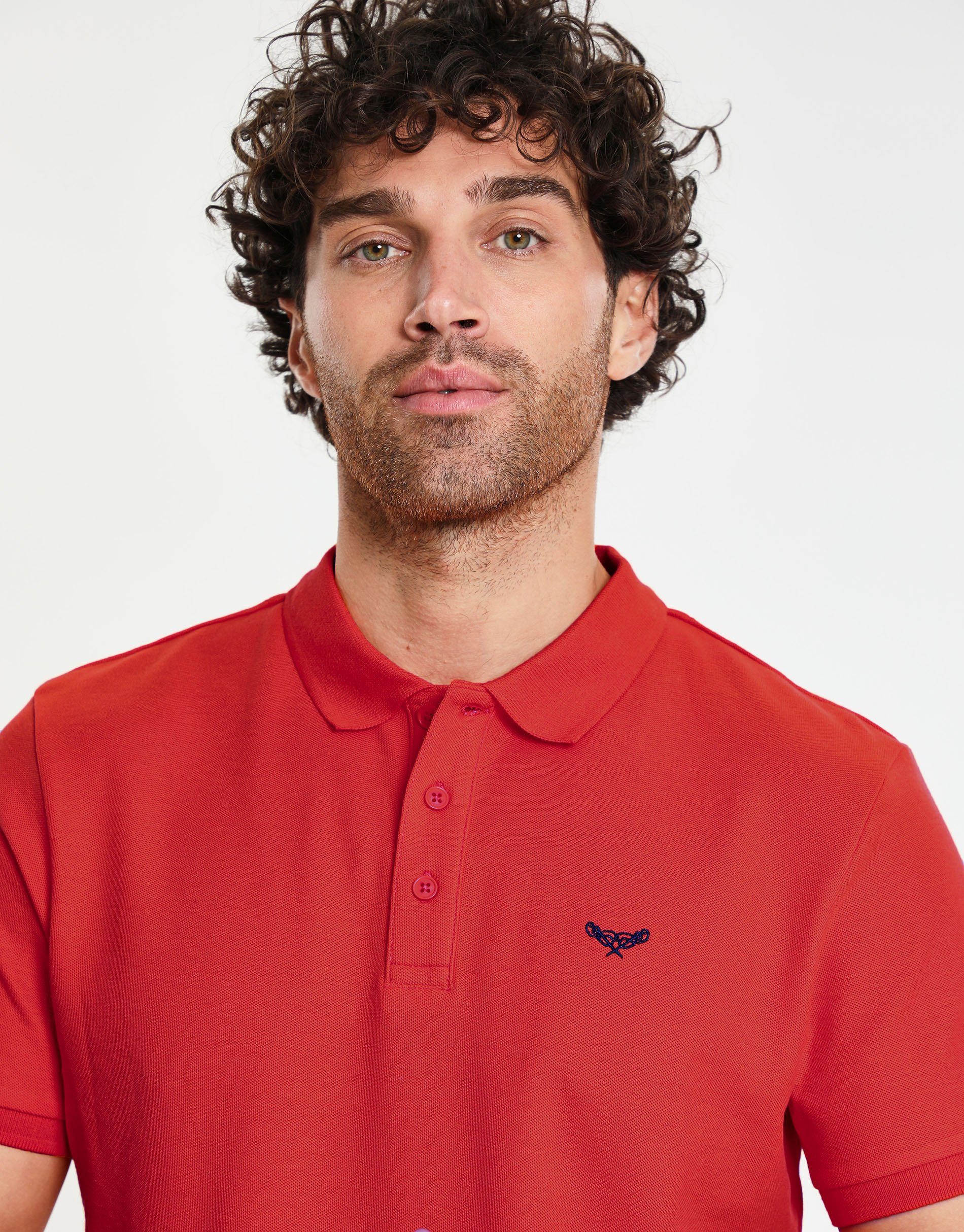 Poloshirt Regna Polo Red Threadbare THB