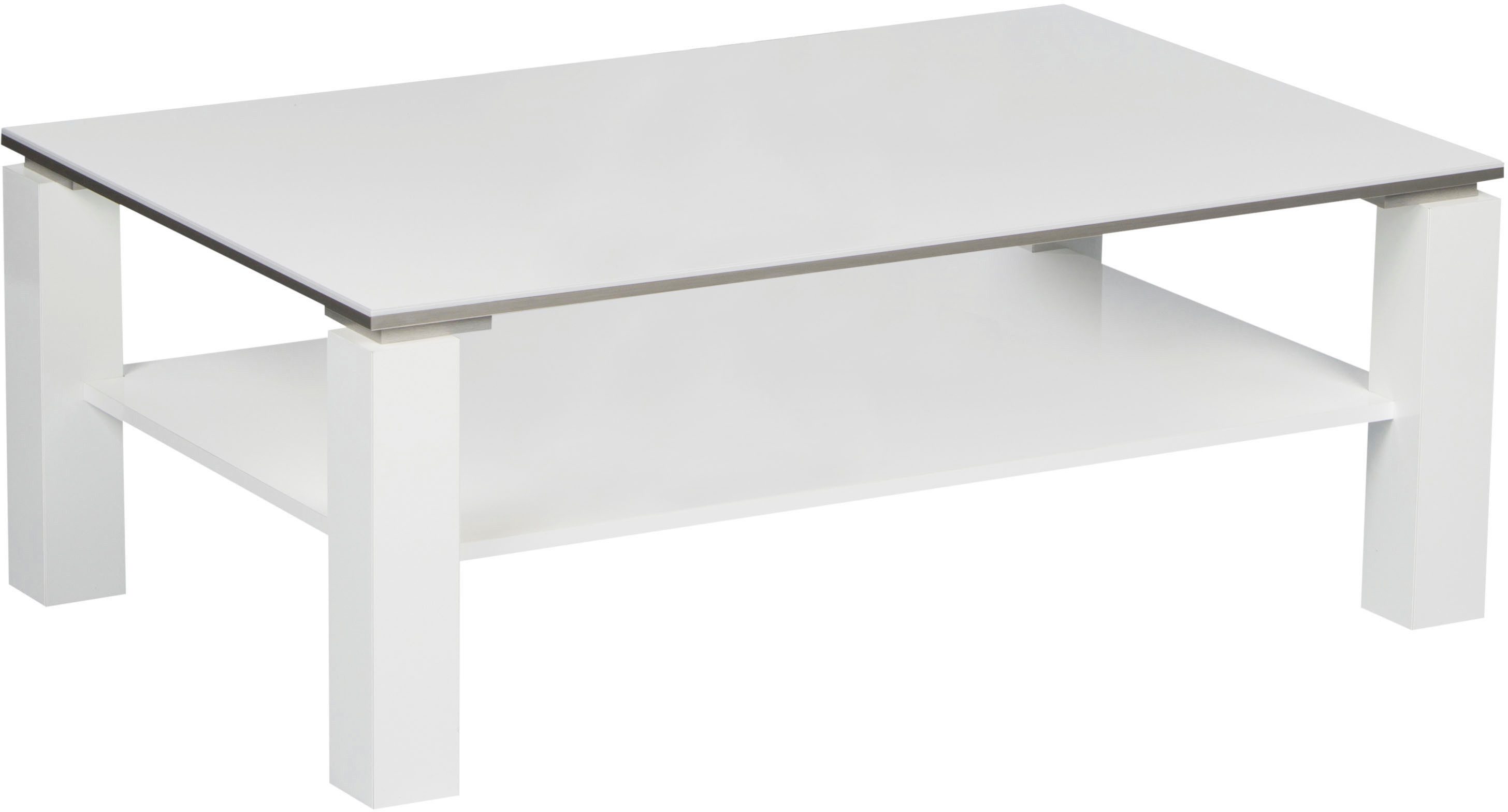 Stolkom Sp.z.o.o. Couchtisch Romy, weiß Glanz, Tisch in 3 Ausführungen günstig online kaufen
