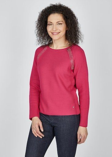 Rabe Longpullover mit floralem Print