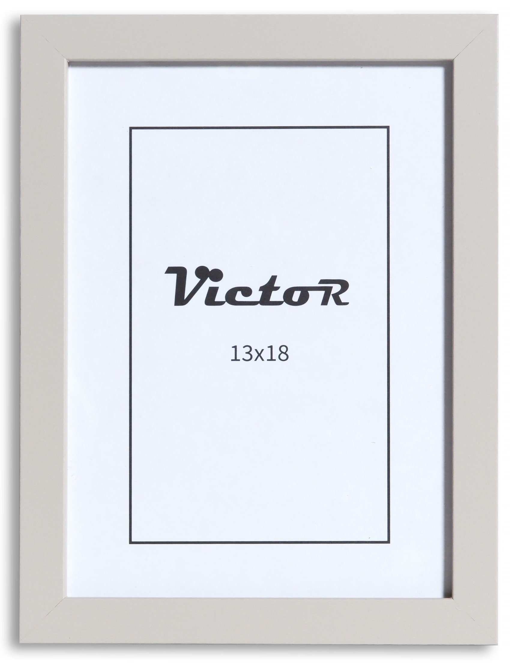 Victor (Zenith) Bilderrahmen Bilderrahmen "Klee" - Farbe: Grau - Größe: 13 x 18 cm, Bilderrahmen Grau 13x18 cm, Bilderrahmen Modern