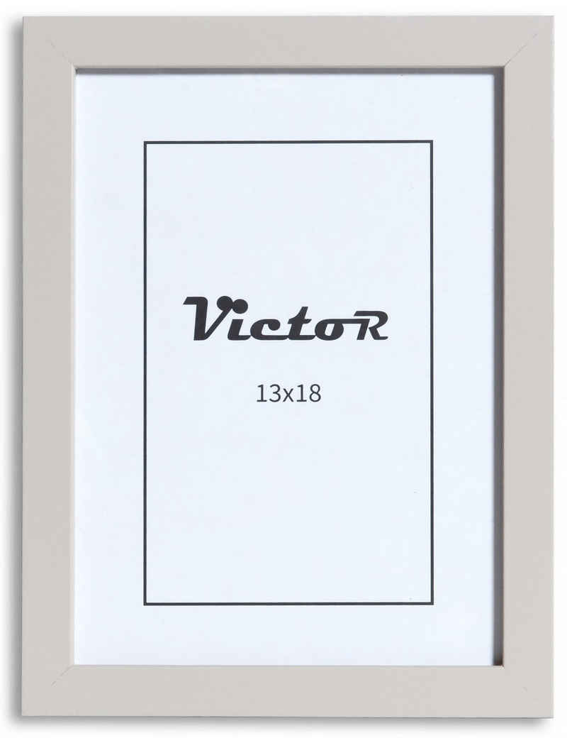 Victor (Zenith) Bilderrahmen Bilderrahmen \"Klee\" - Farbe: Grau - Größe: 13 x 18 cm, Bilderrahmen Grau 13x18 cm, Bilderrahmen Modern
