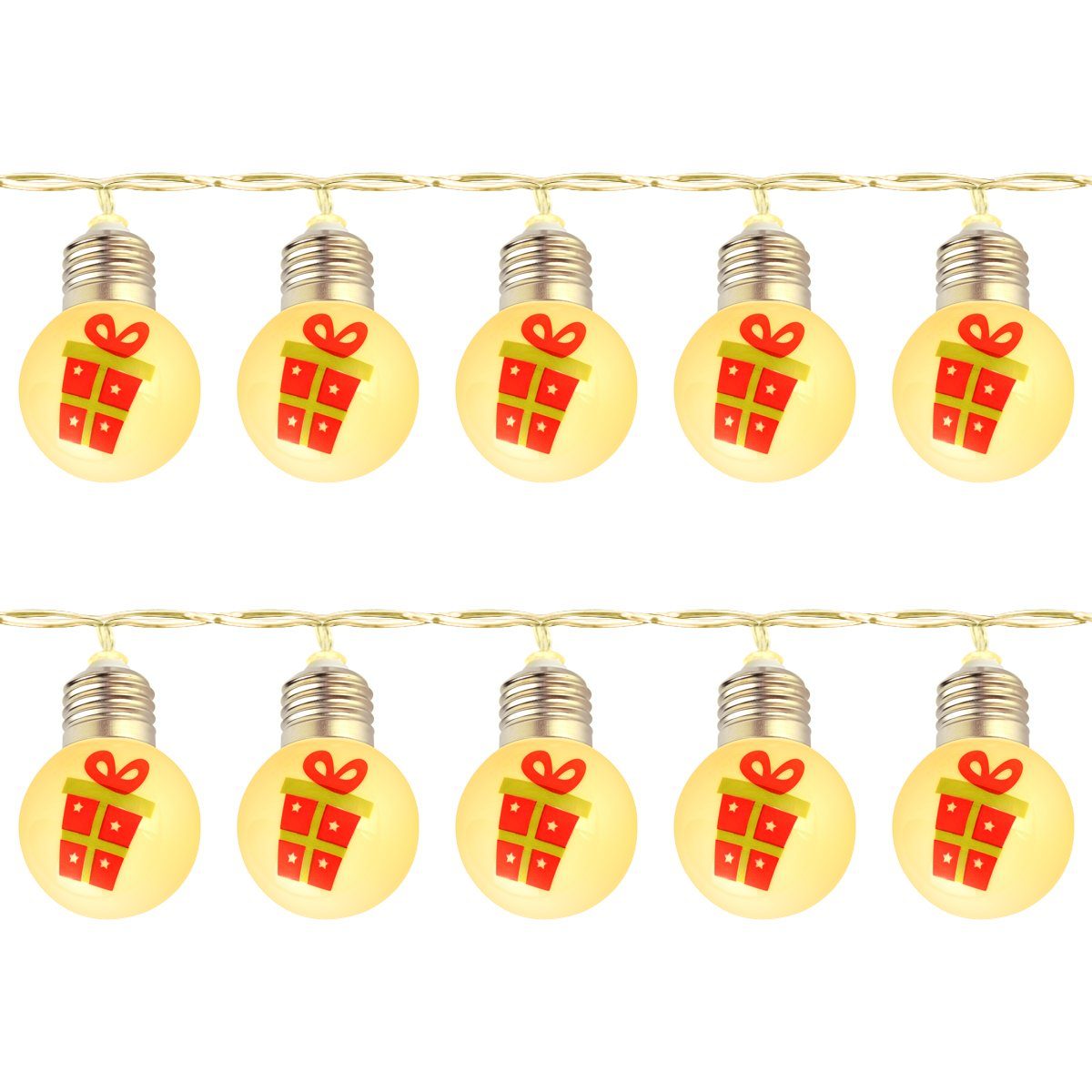 Weihnachtsdeko Salcar Licht LED-Lichterkette Licht Kugel LED-Licht Dekoratives