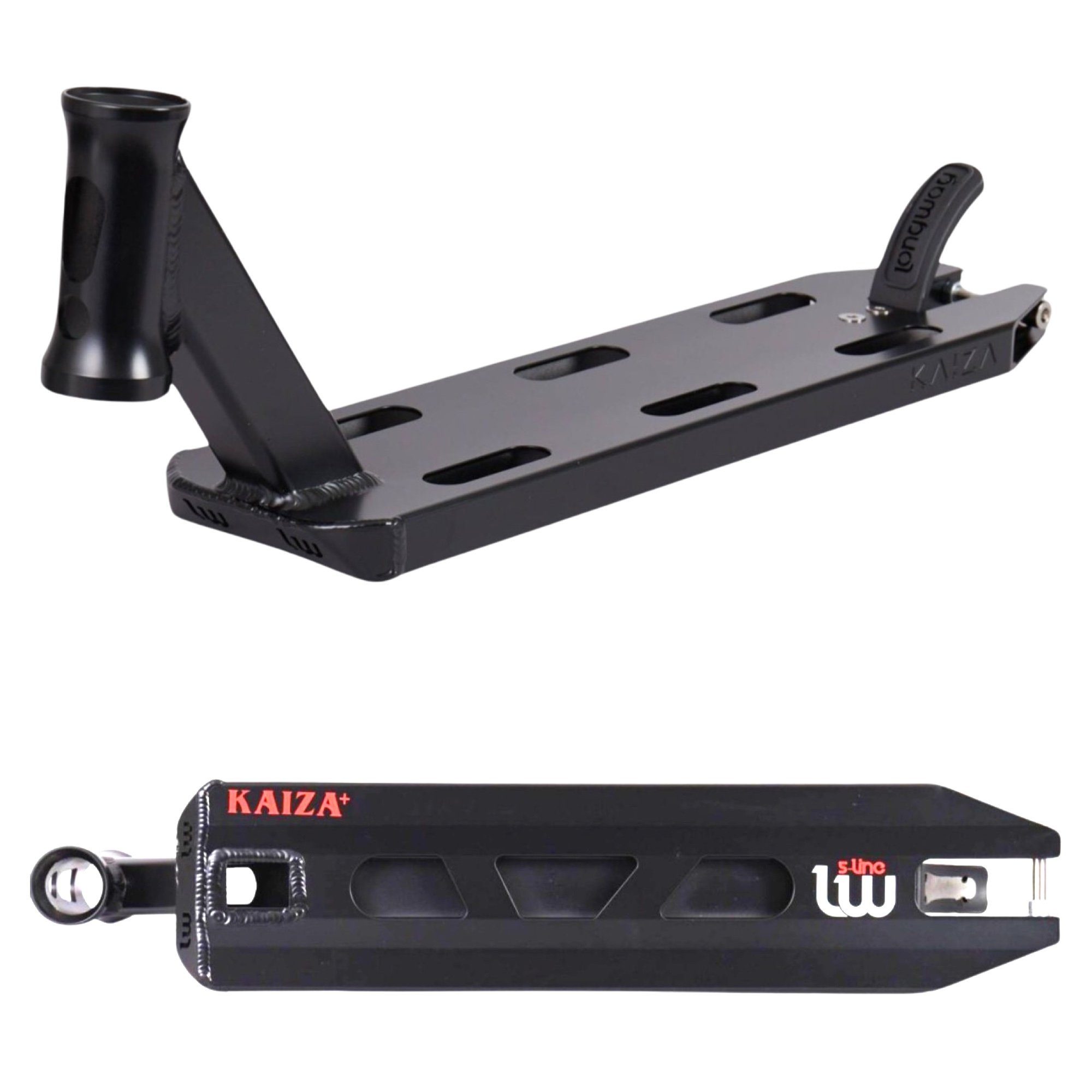 Stuntscooter Longway Kaiza V4 Stunt-Scooter Deck 480mm 1085g Schwarz