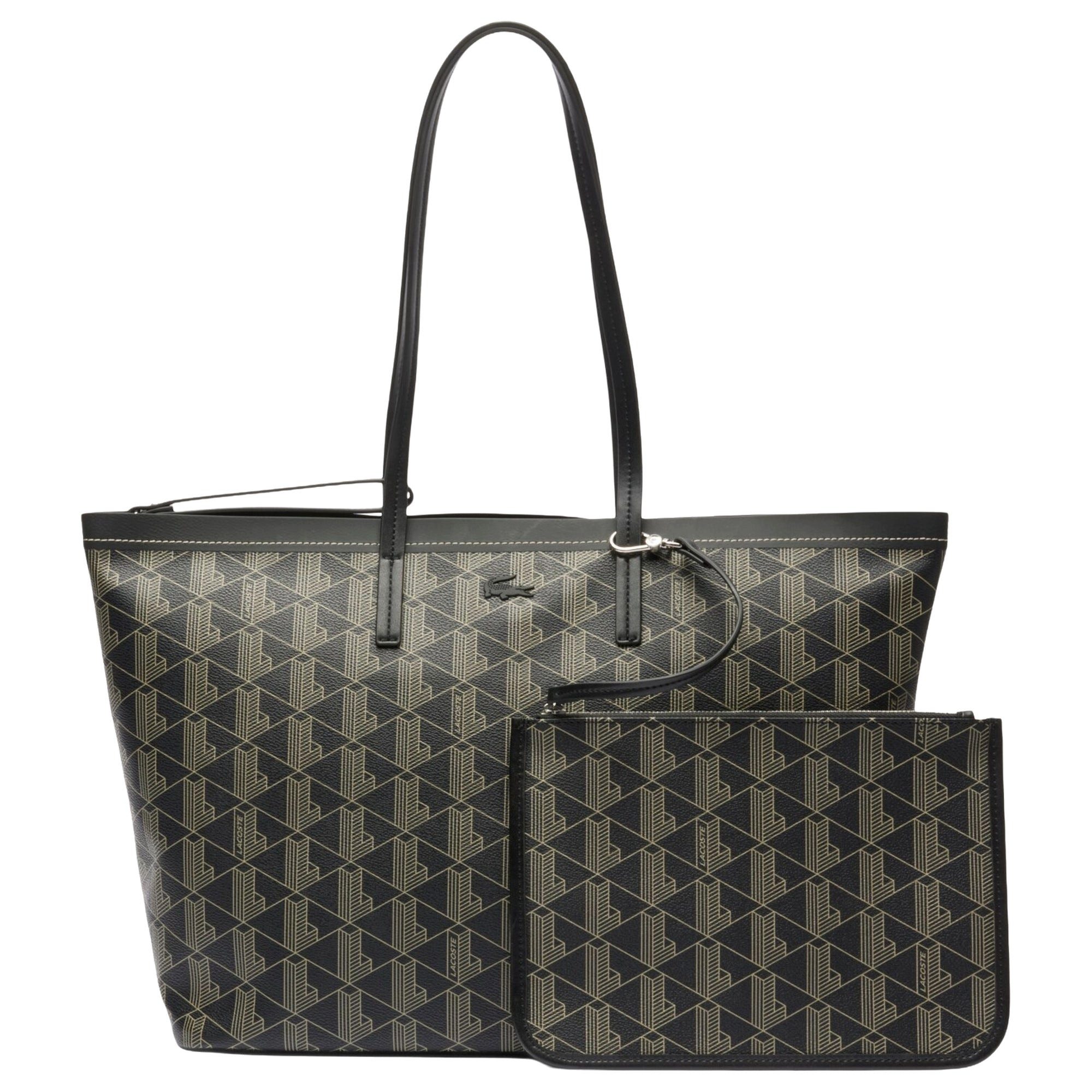 Lacoste Shopper Zely - Shopper 37 cm (mono noir beige)