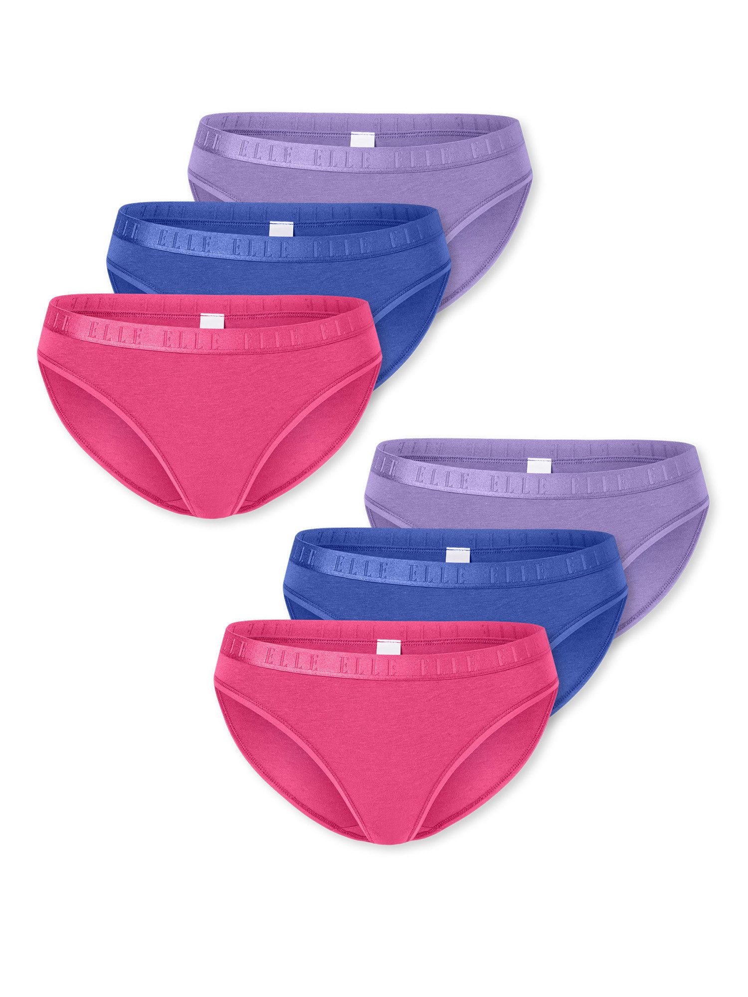 Elle Slip Bikini Brief - ELLE SUPER SOFT (6-St) unterhose unterwäsche basic