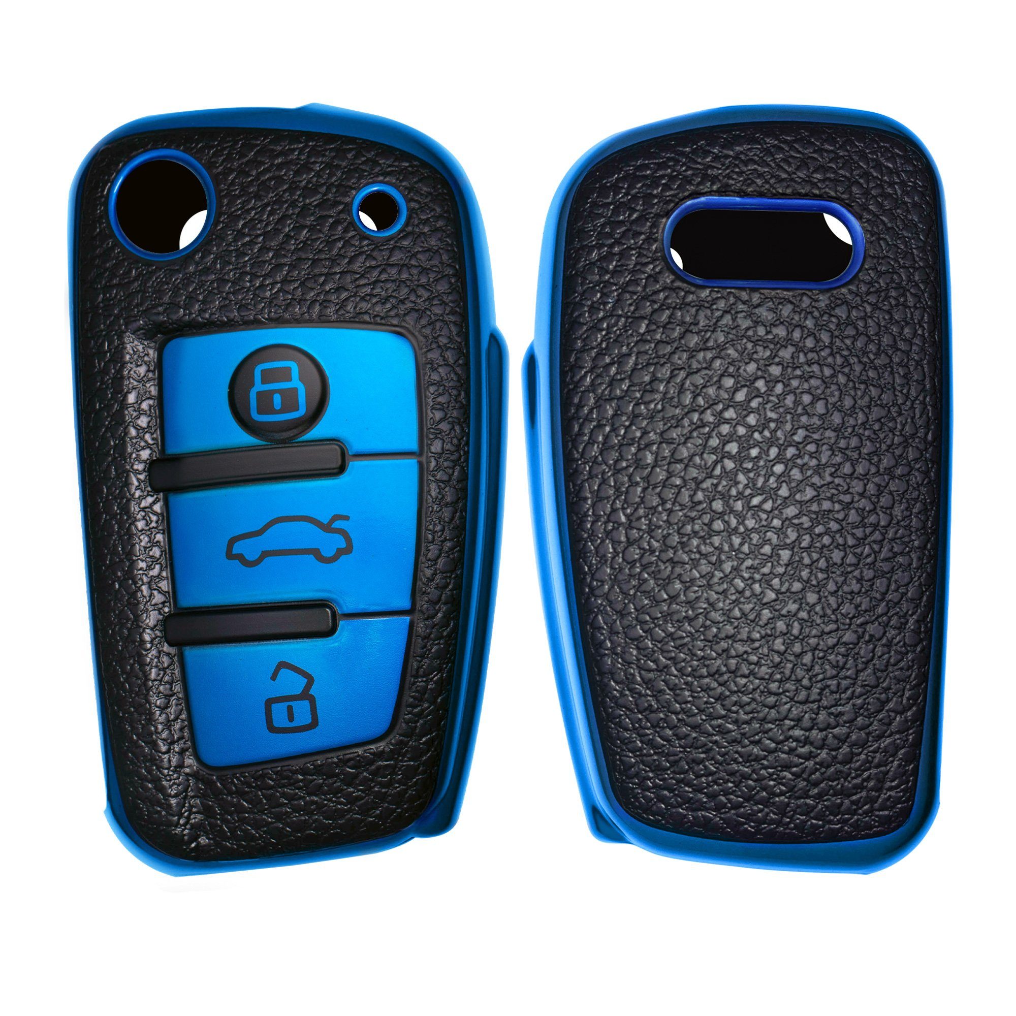 kwmobile Schlüsseltasche Autoschlüssel Hülle für Audi, TPU Schutzhülle  Schlüsselhülle Cover, Schutzcase mit angenehmer Haptik und ausgiebigem  Schutz