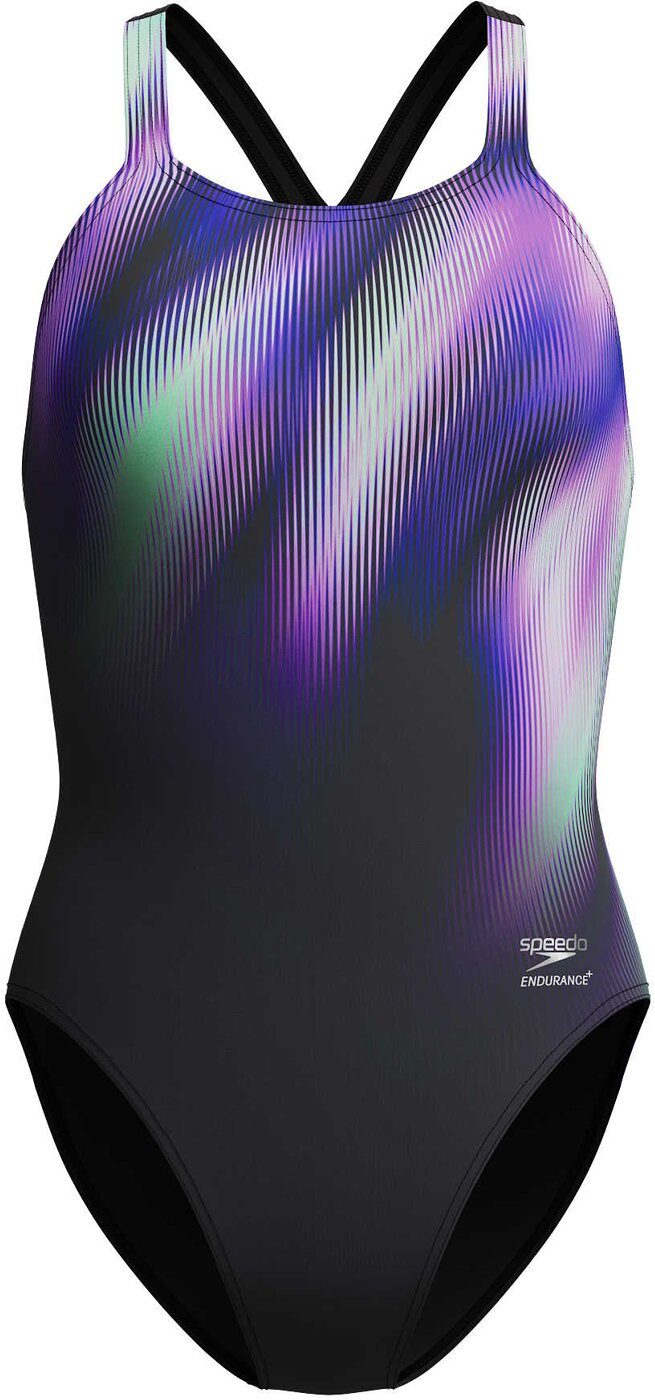 Speedo Bikini-Hose FL PLACEMENT PRINTED POWERBACK BLURRY GLASS- BLACK günstig online kaufen
