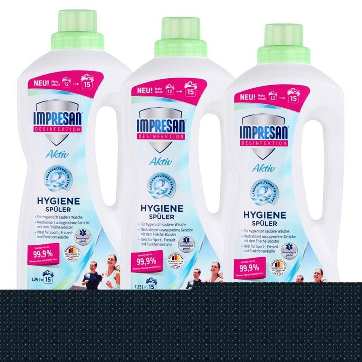 IMPRESAN Impresan Desinfektion Aktiv Hygienespüler 1,25L - Ideal für Sportwäsch Spezialwaschmittel | Waschmittel