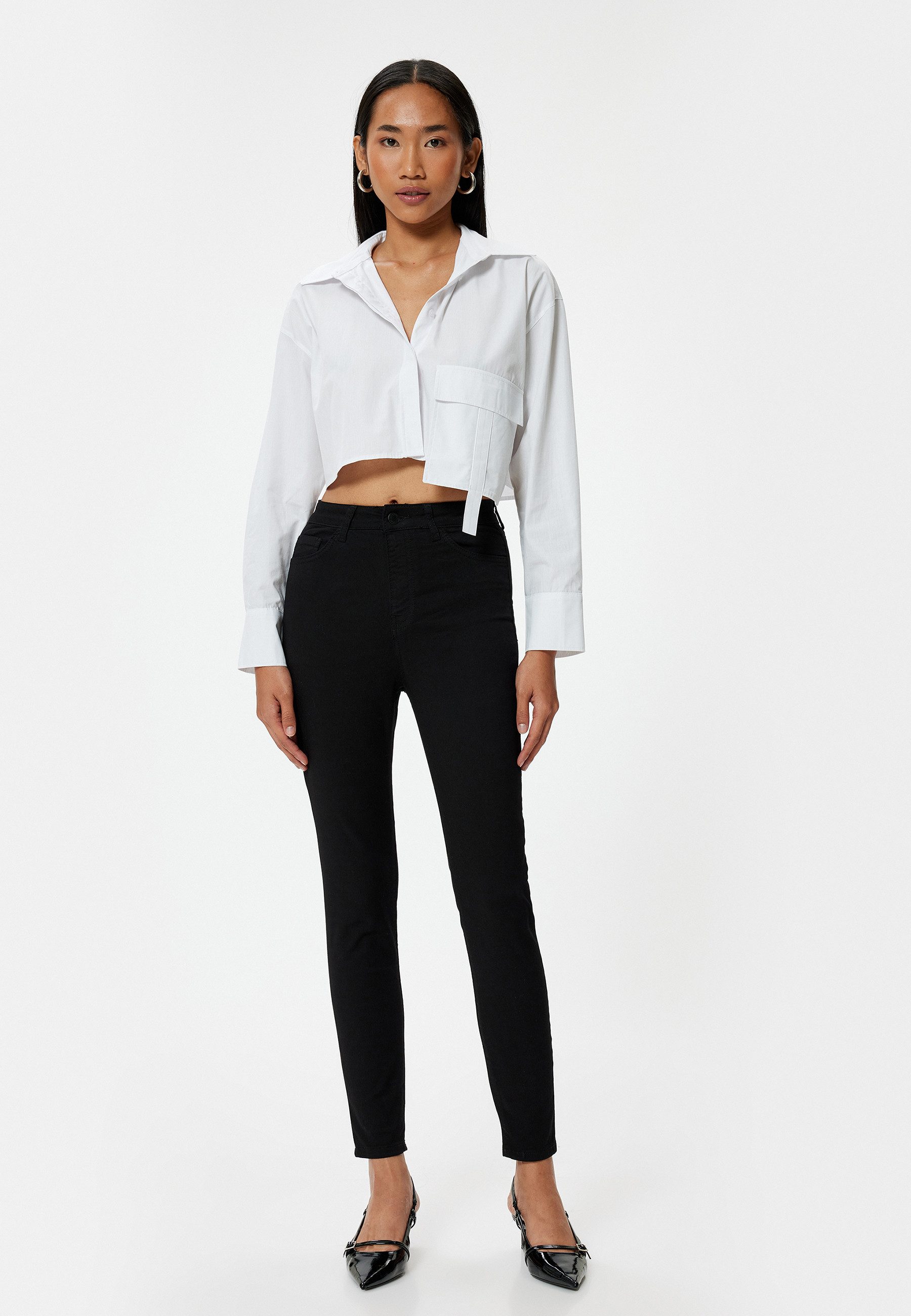 Koton Skinny-fit-Jeans Hohe Leibhöhe Skinny