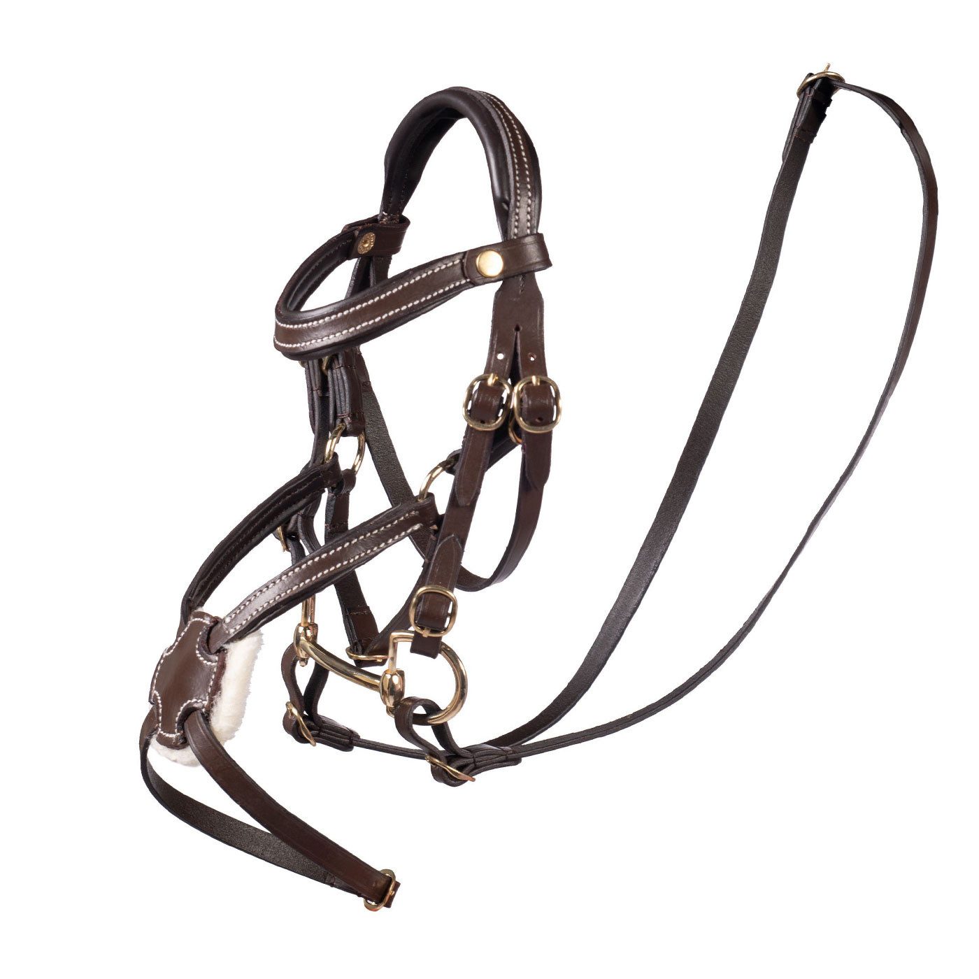 HKM Outdoor-Spielzeug Hobby Horsing Mexikanische Ledertrense
